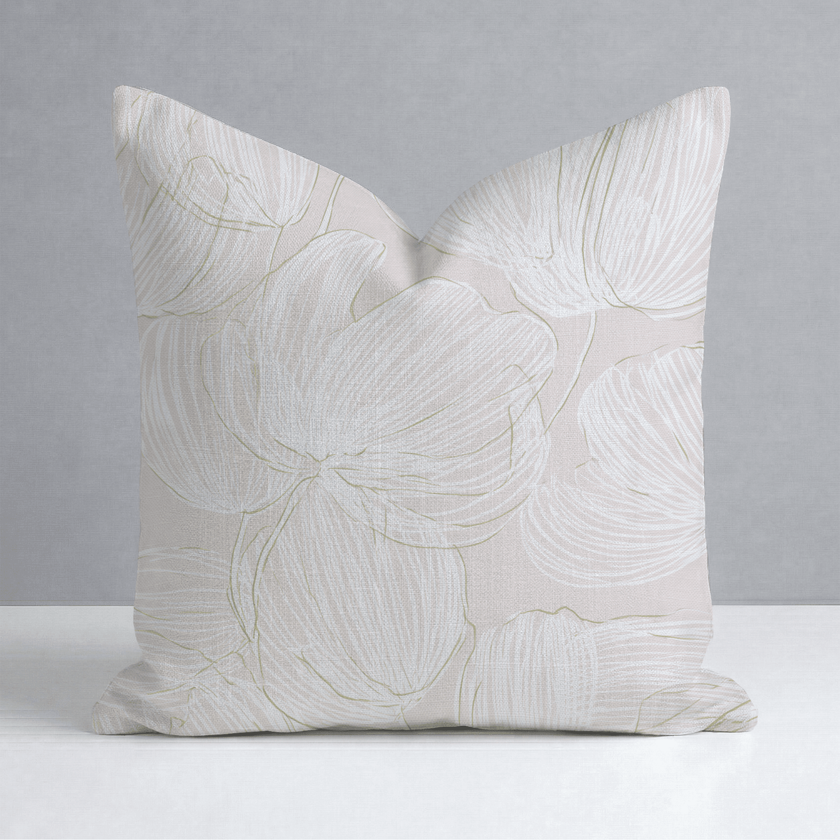 Vanilla Mocha Throw Pillow - Benton Lane Home - Lemon Park
