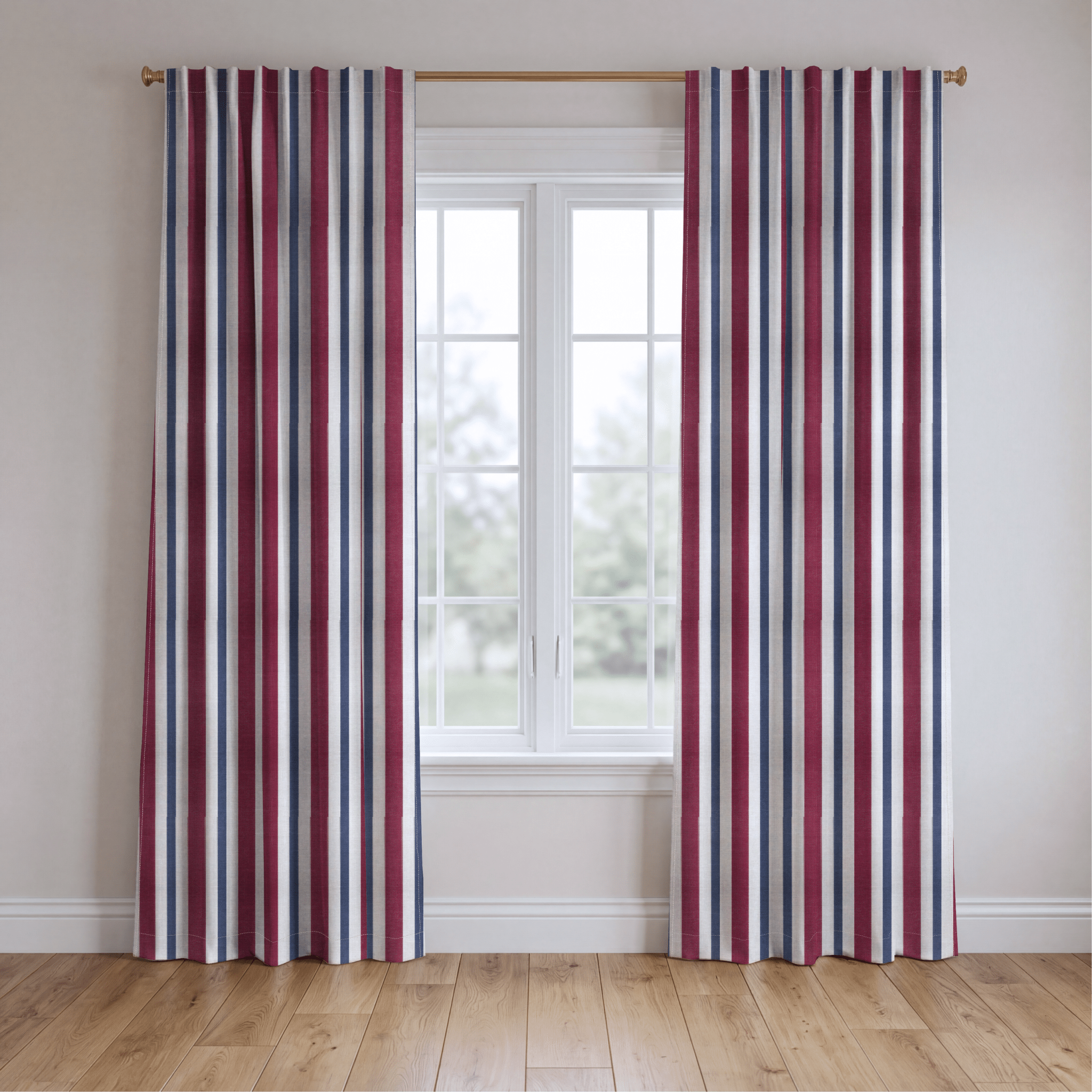 Varsity Stripe - Drapery - Lemon Park