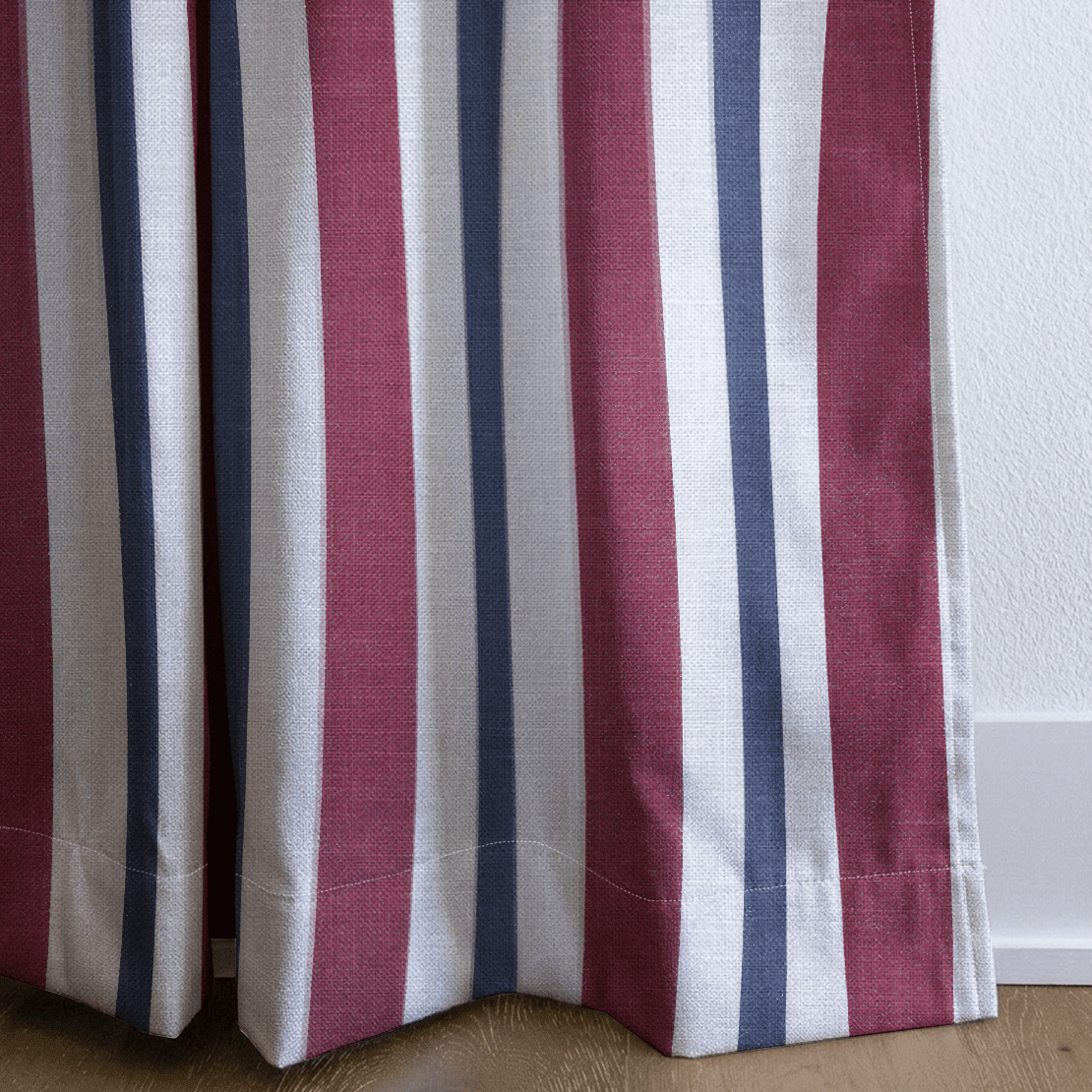 Varsity Stripe - Drapery - Benton Lane Home - Lemon Park