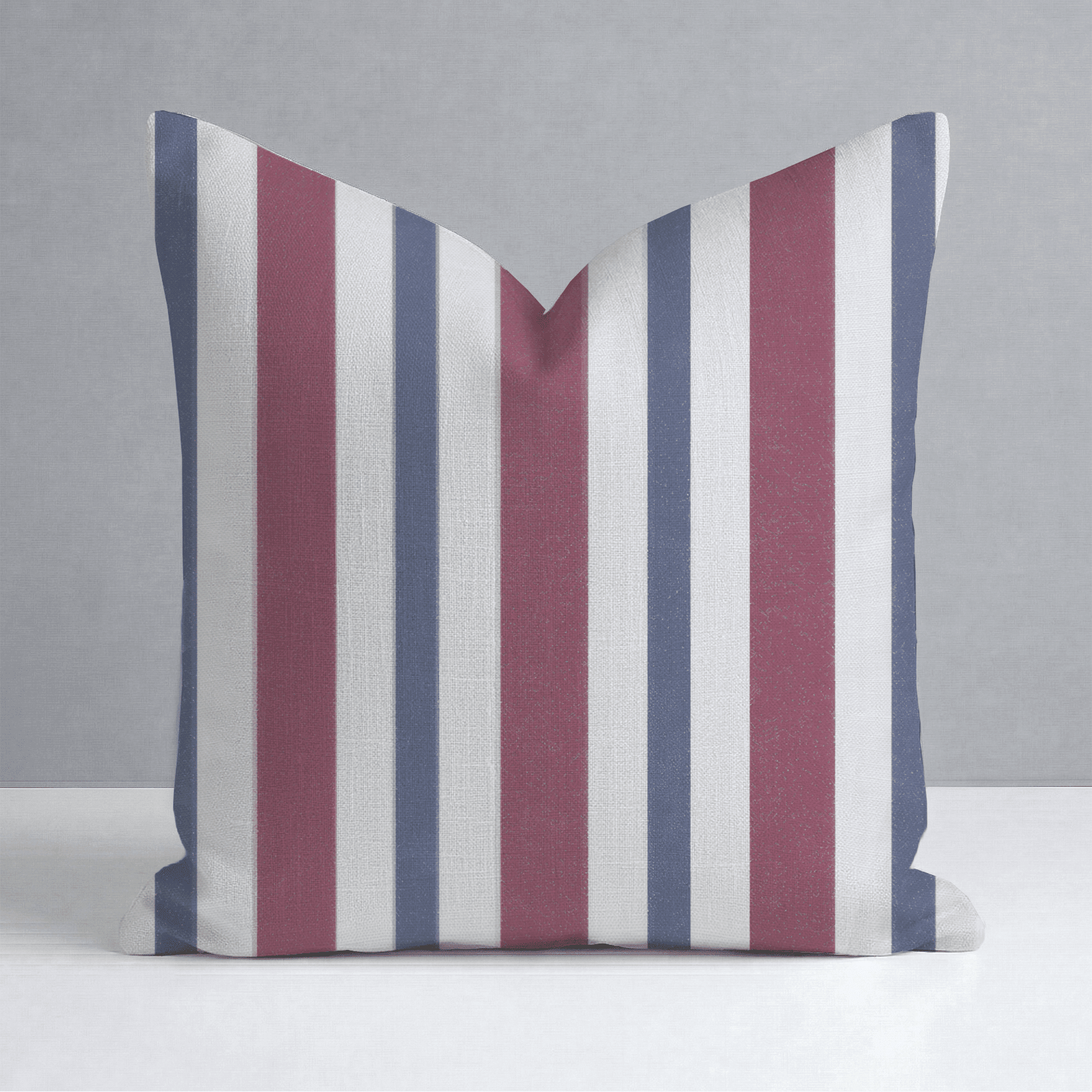 Varsity Stripe Throw Pillow - Benton Lane Home - Lemon Park