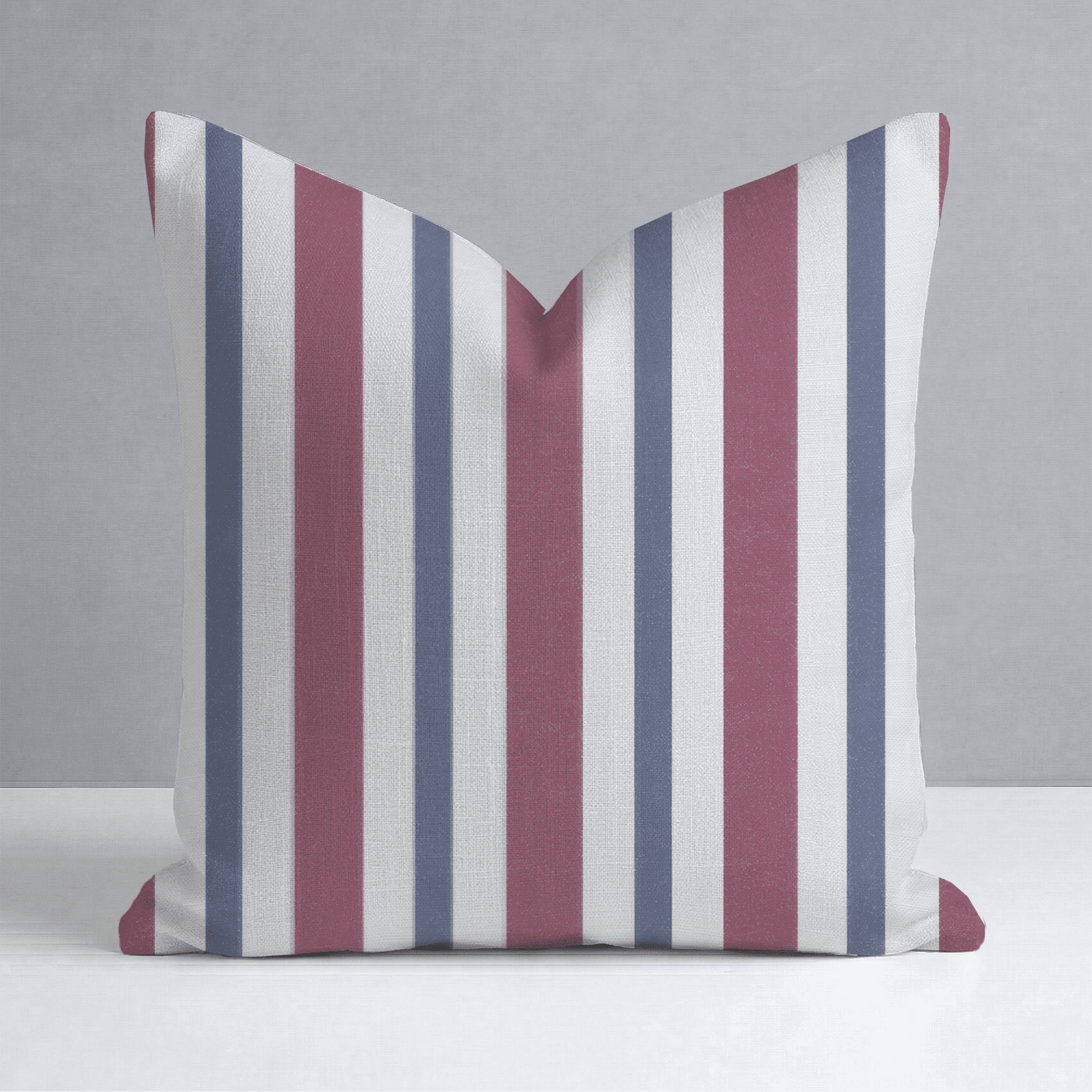 Varsity Stripe Throw Pillow - Benton Lane Home - Lemon Park