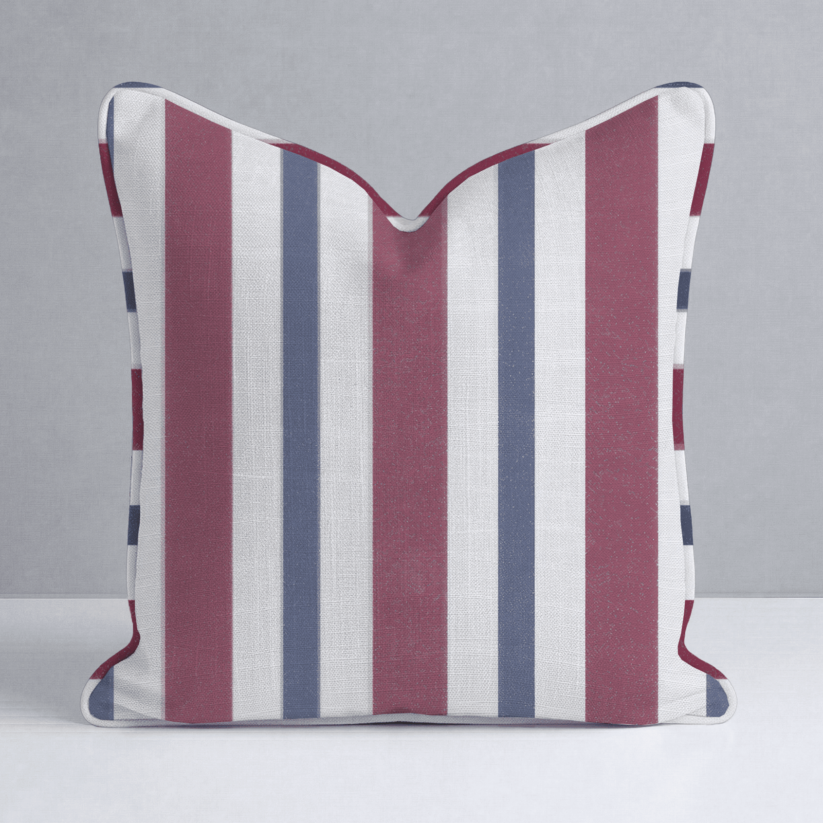 Varsity Stripe Throw Pillow - Benton Lane Home - Lemon Park