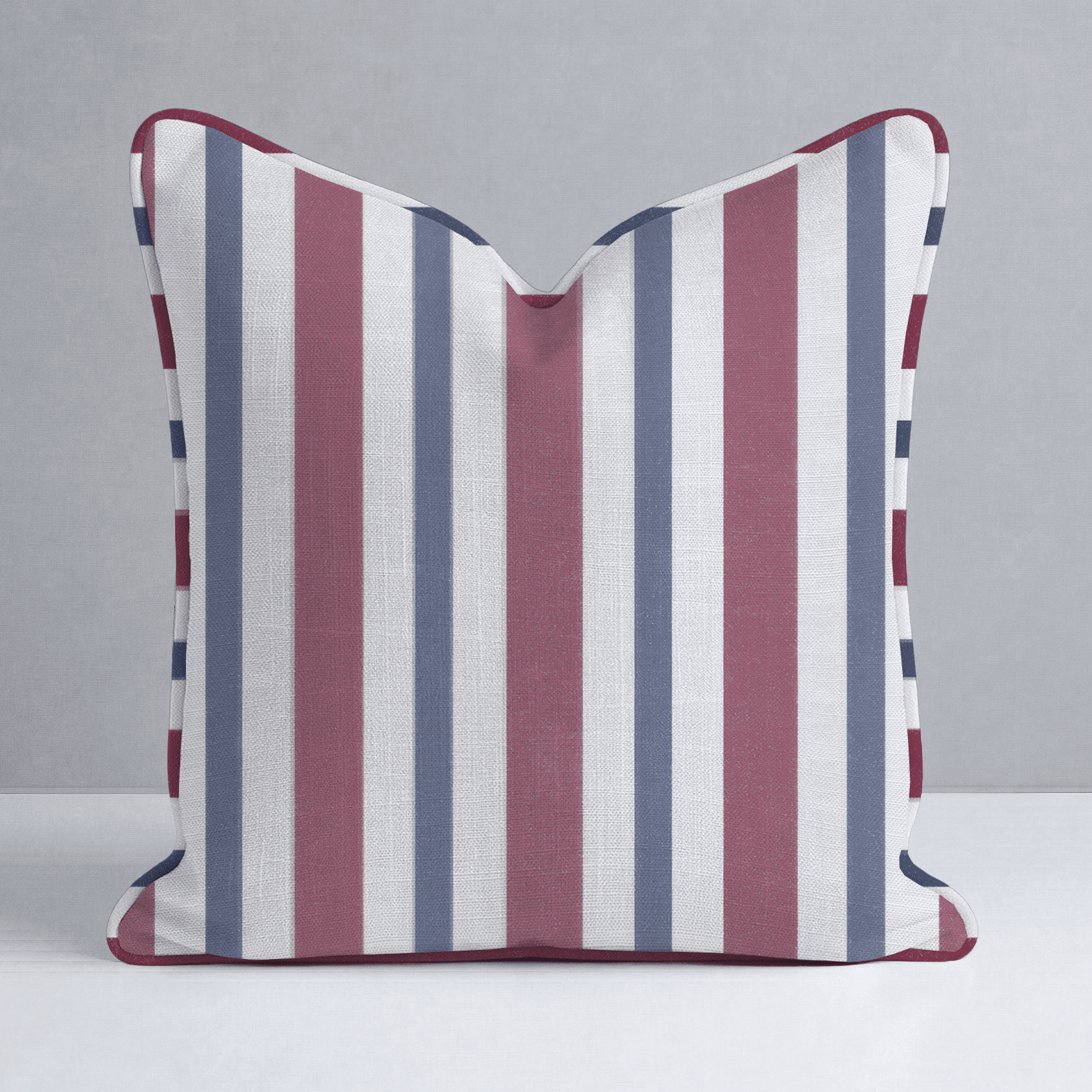 Varsity Stripe Throw Pillow - Benton Lane Home - Lemon Park