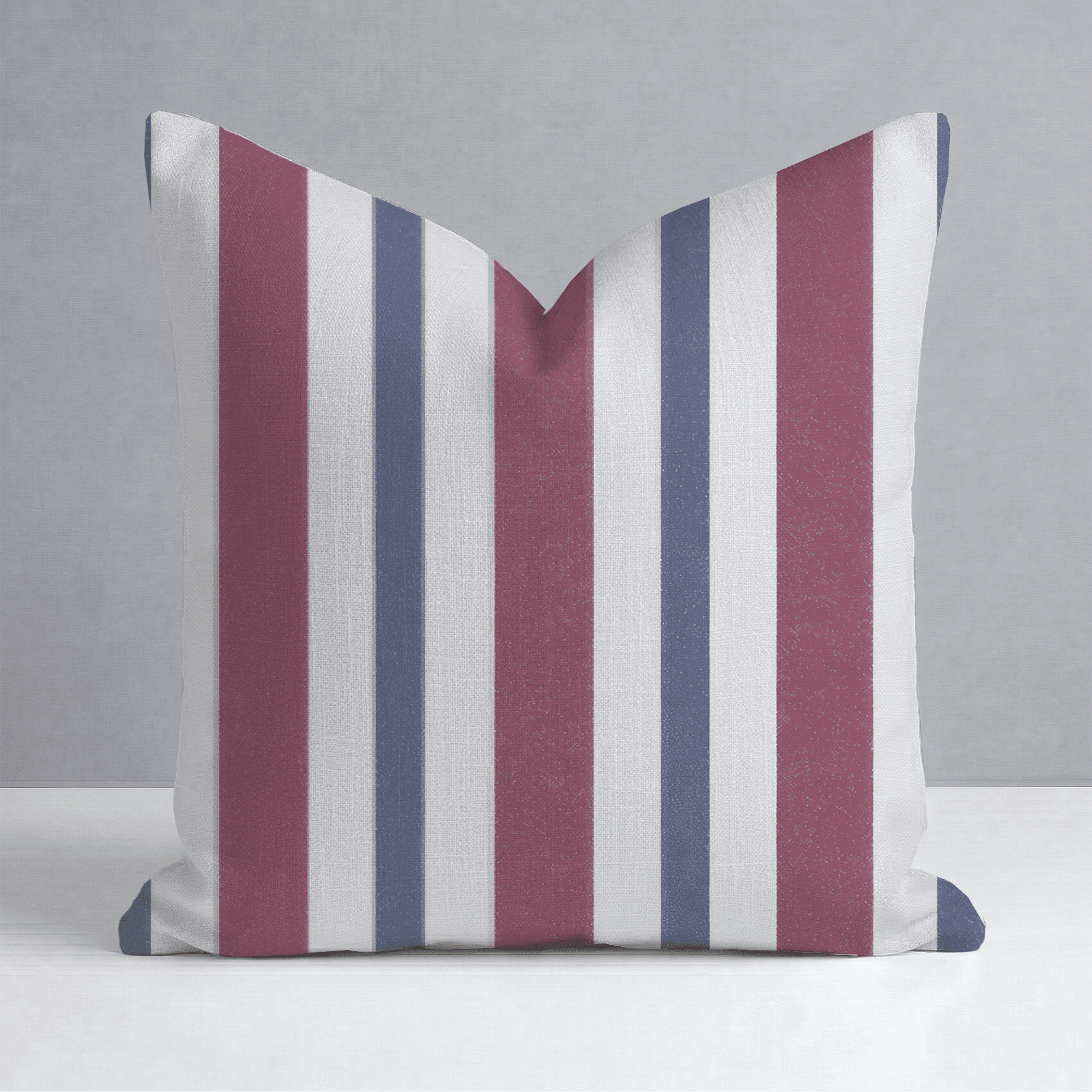 Varsity Stripe Throw Pillow - Benton Lane Home - Lemon Park