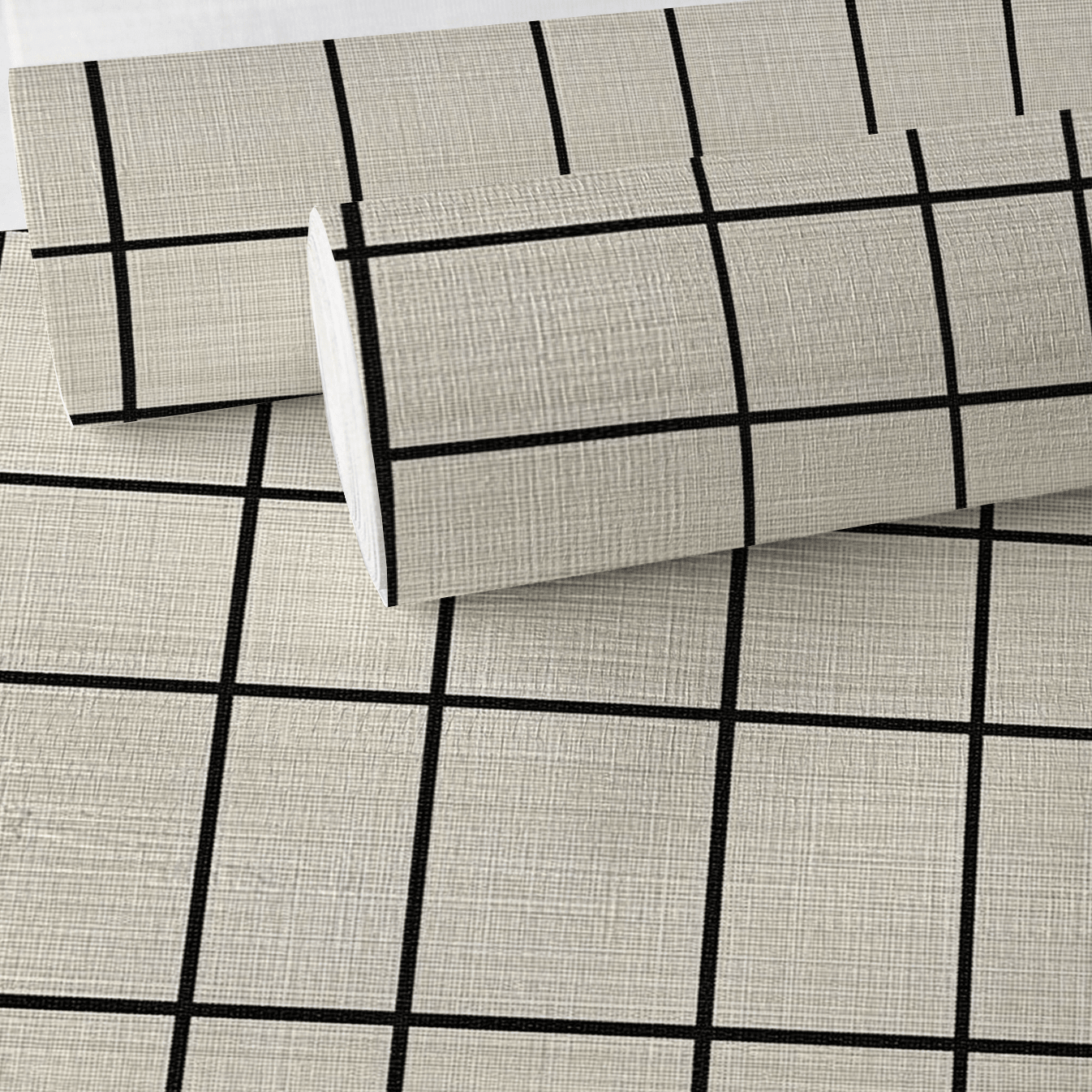 Vega Faux Grasscloth Wallpaper - Painted Paper