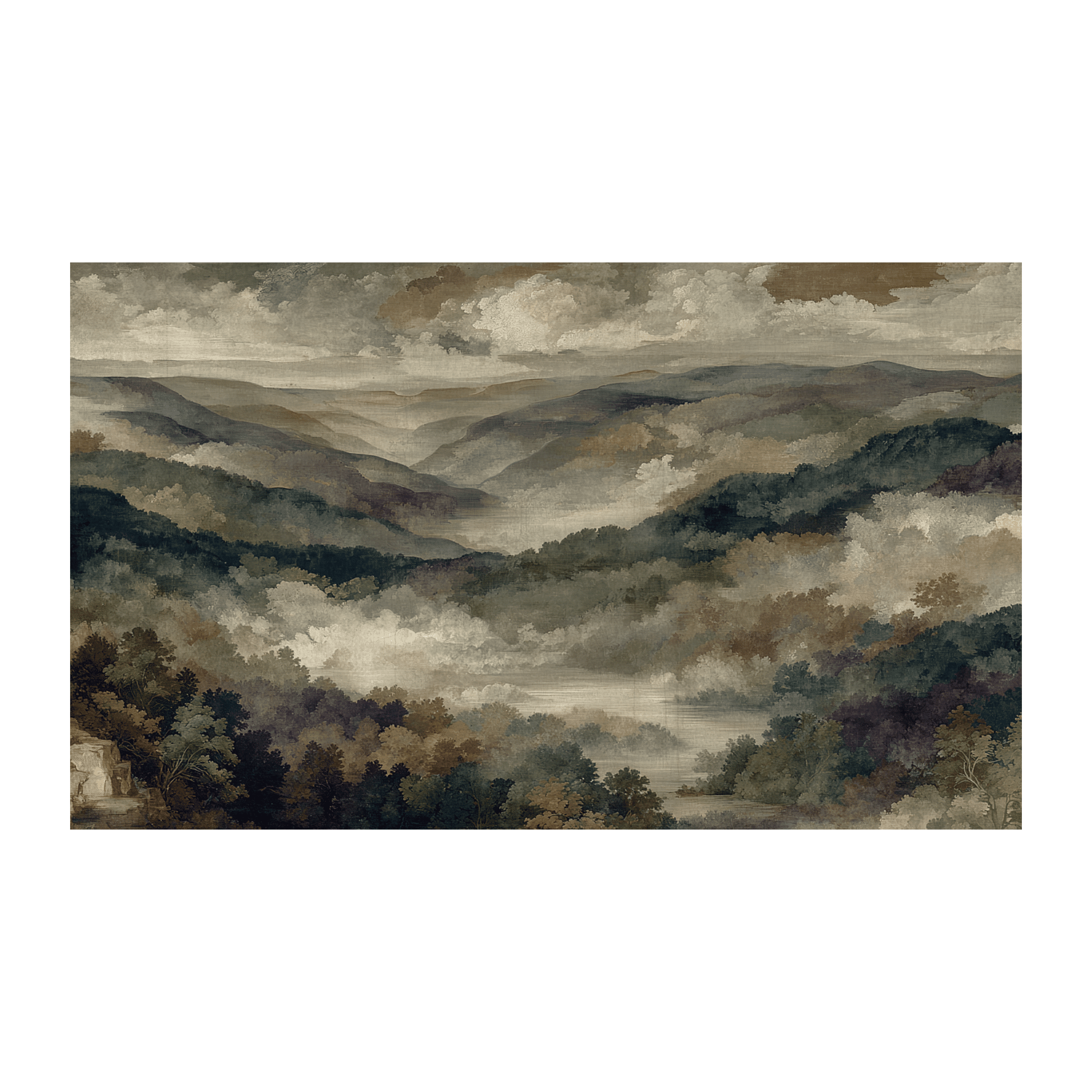 Veil of the Valley - Tapestry - Benton Lane Home - Painted Paper
