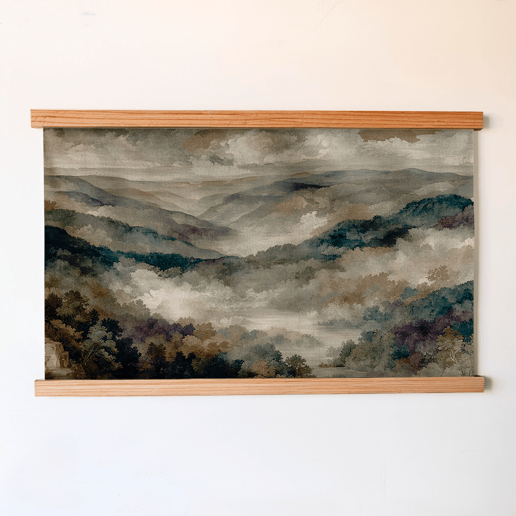 Veil of the Valley - Tapestry - Benton Lane Home - Painted Paper