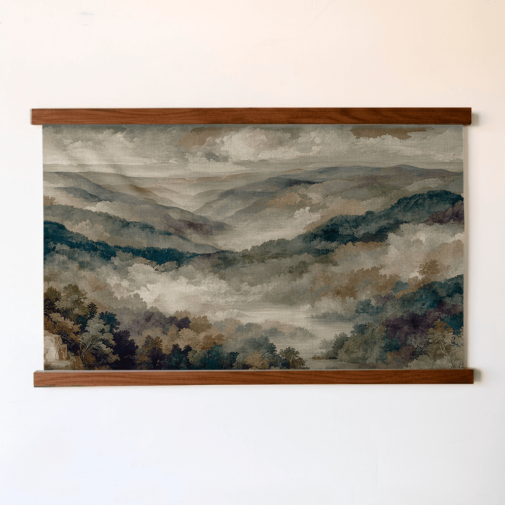 Veil of the Valley - Tapestry - Benton Lane Home - Painted Paper