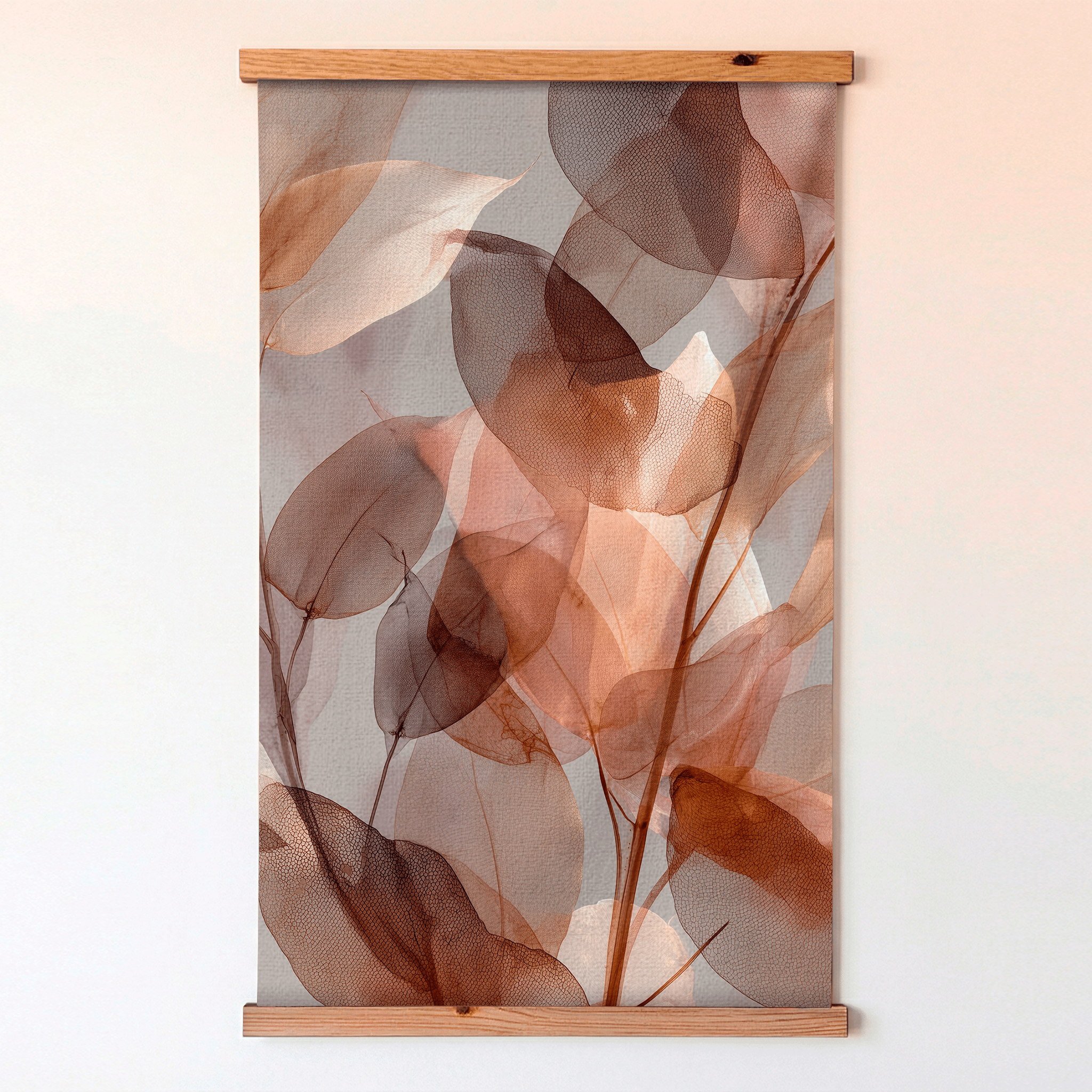 Veiled Amber Leaves - Tapestry - Benton Lane Home - Painted Paper