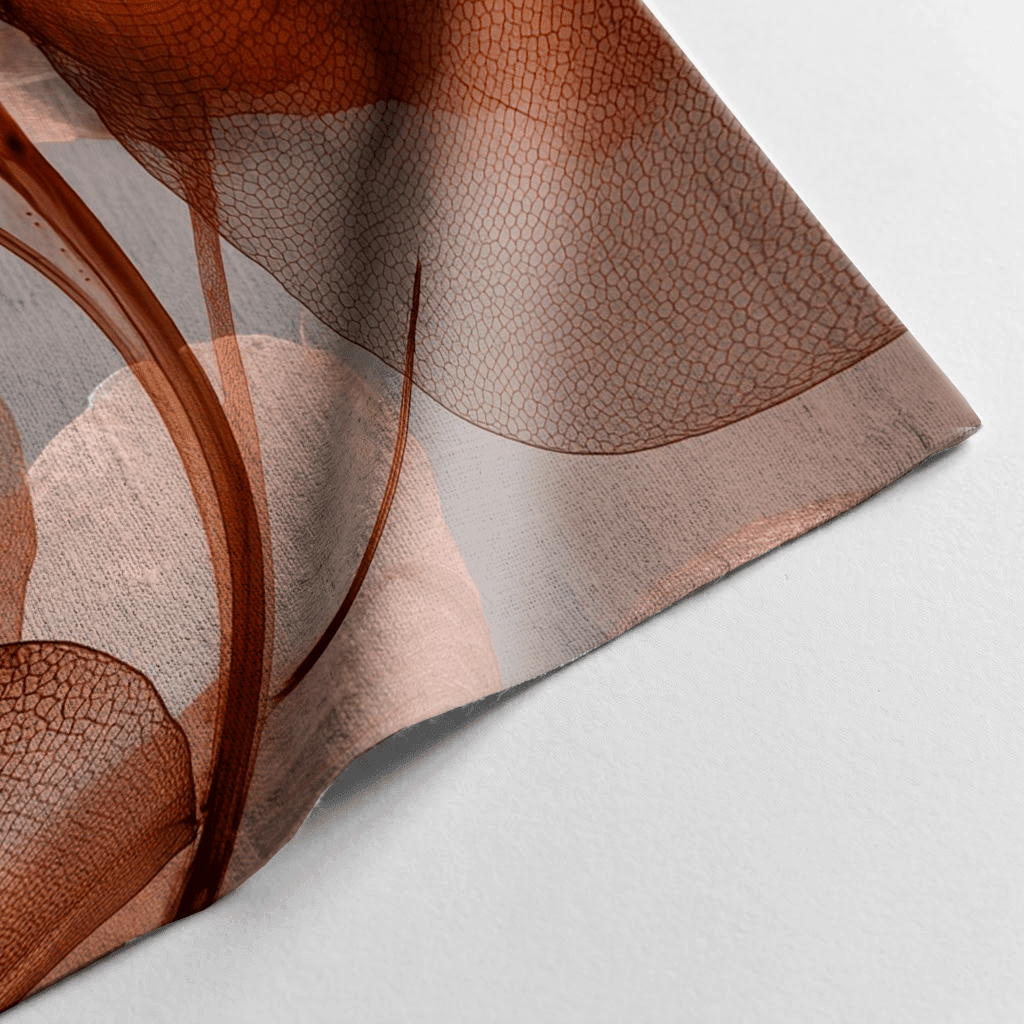 Veiled Amber Leaves - Tapestry - Benton Lane Home - Painted Paper
