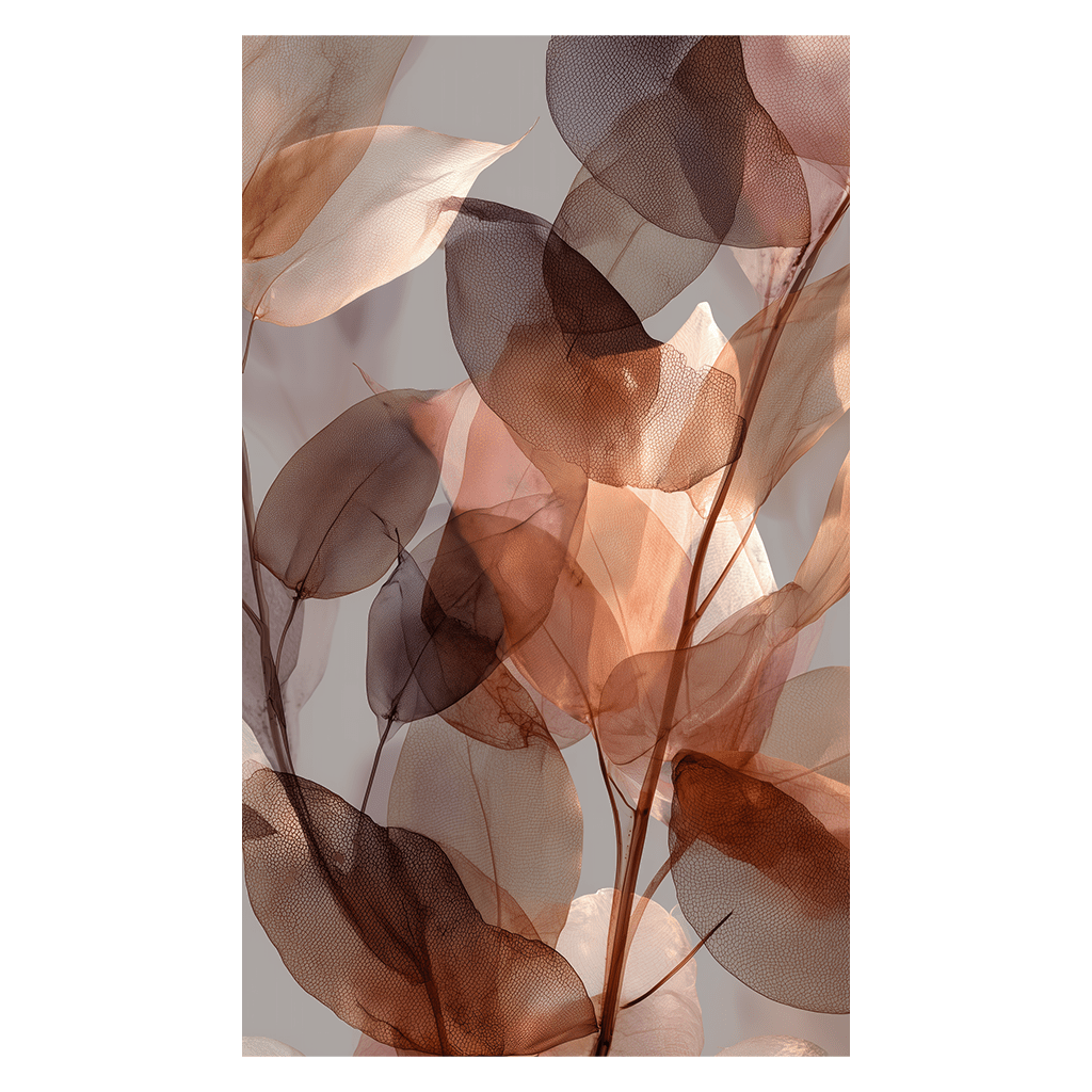 Veiled Amber Leaves - Tapestry - Benton Lane Home - Painted Paper