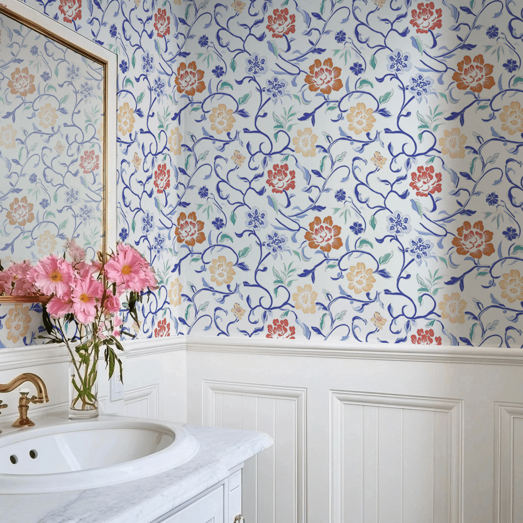 Velmira Wallpaper - Benton Lane Home - Painted Paper