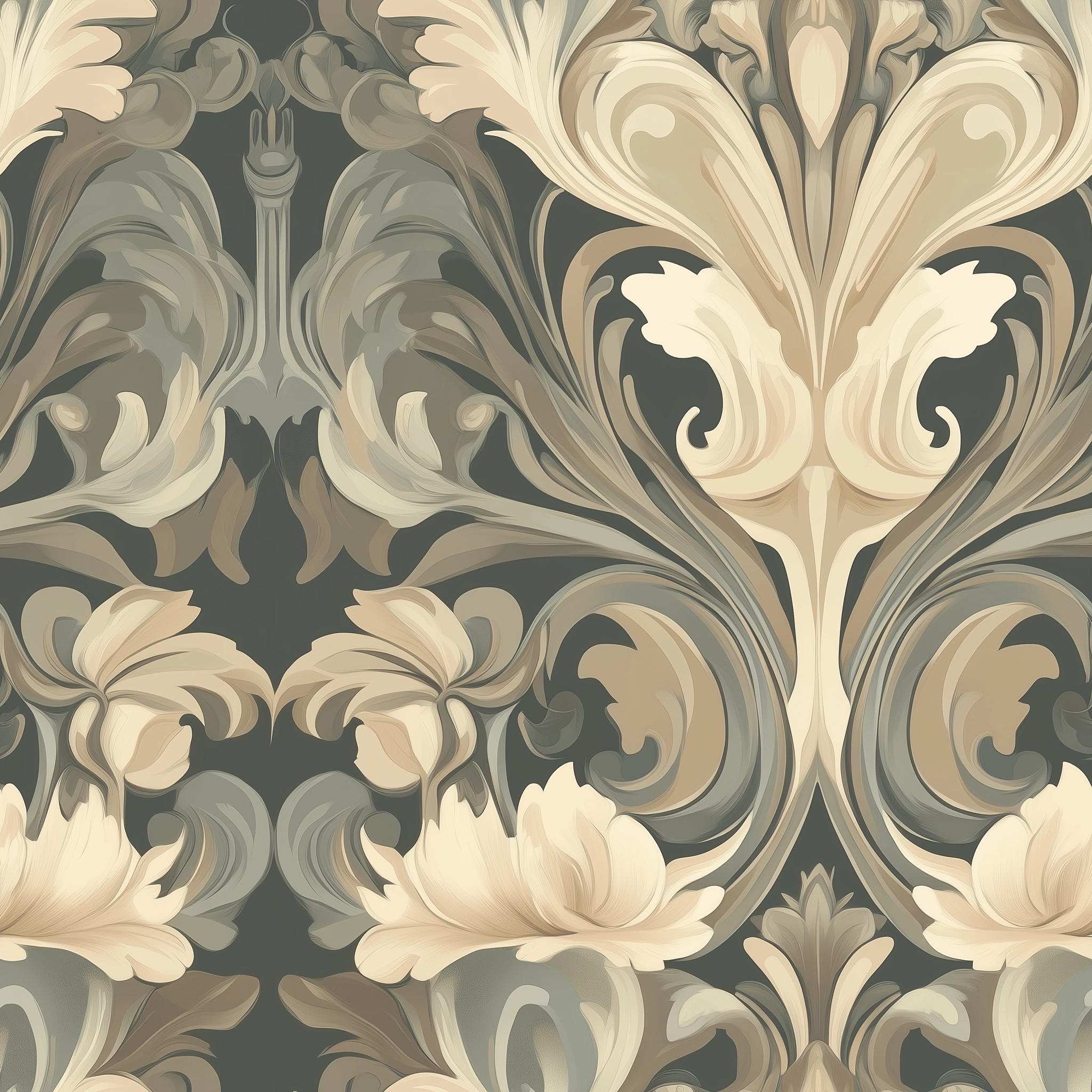 Veloria Wallpaper - Benton Lane Home - Painted Paper
