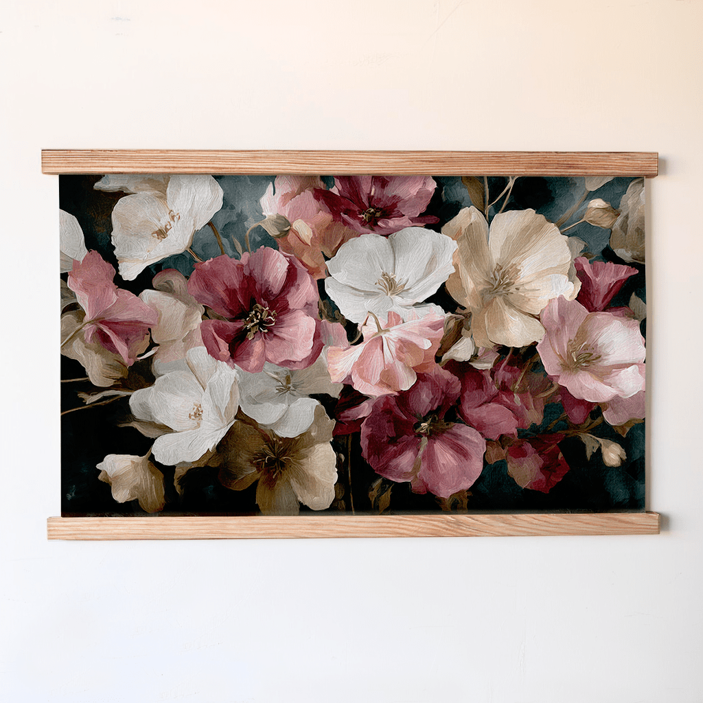 Velvet Blooms - Tapestry - Benton Lane Home - Painted Paper
