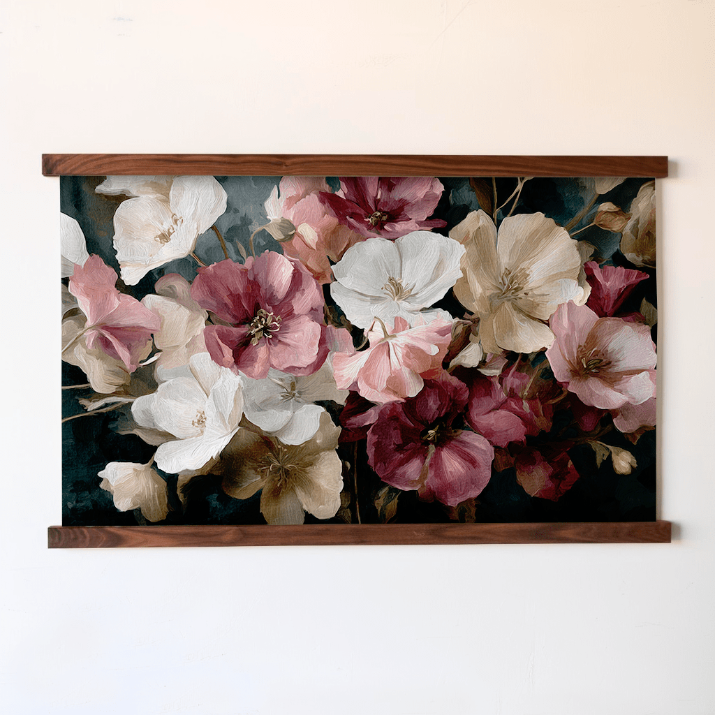 Velvet Blooms - Tapestry - Benton Lane Home - Painted Paper