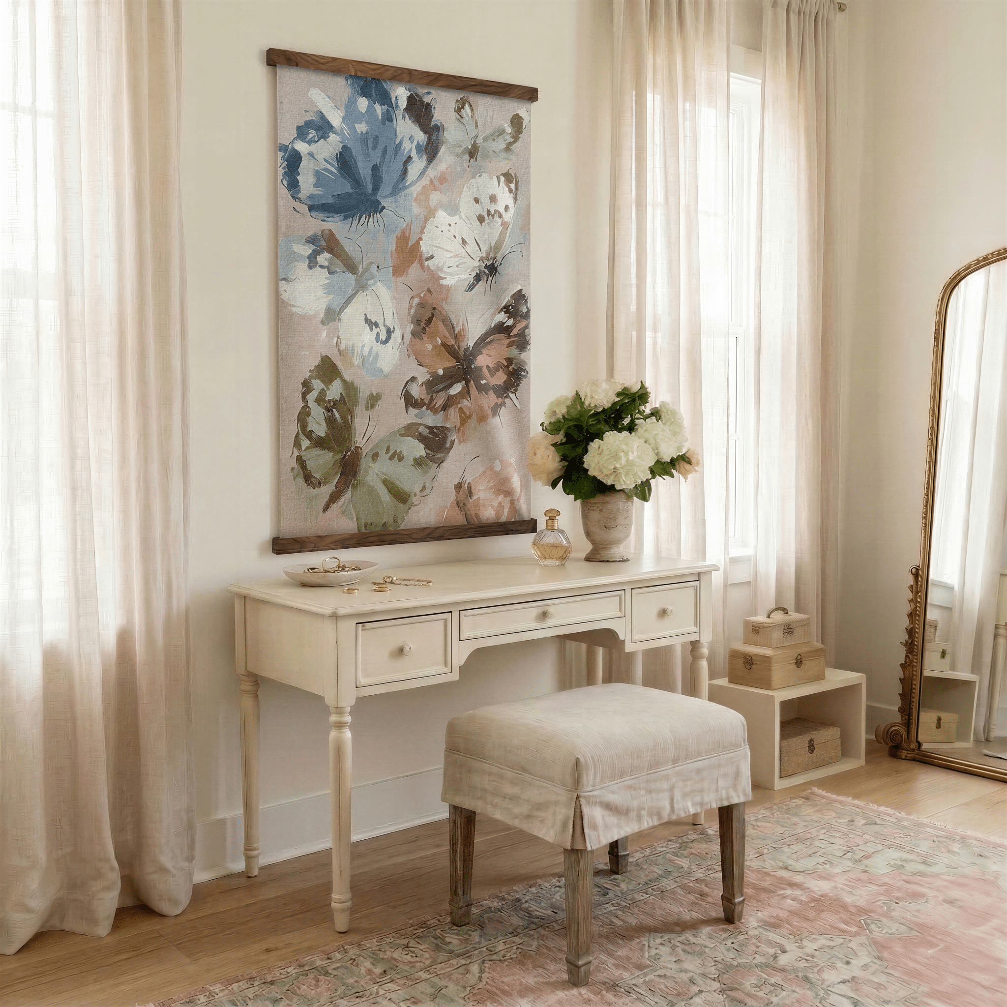 Velvet Flutter - Tapestry - Benton Lane Home - Lemon Park