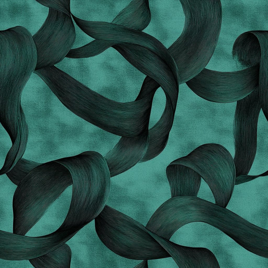 Velvet Ribbons Wallpaper - Benton Lane Home - Painted Paper