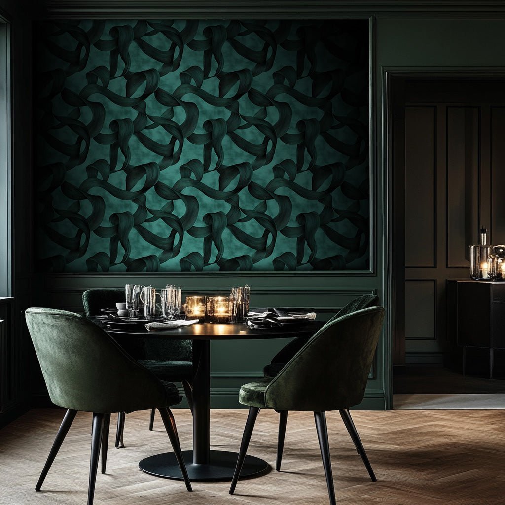 Velvet Ribbons Wallpaper - Benton Lane Home - Painted Paper