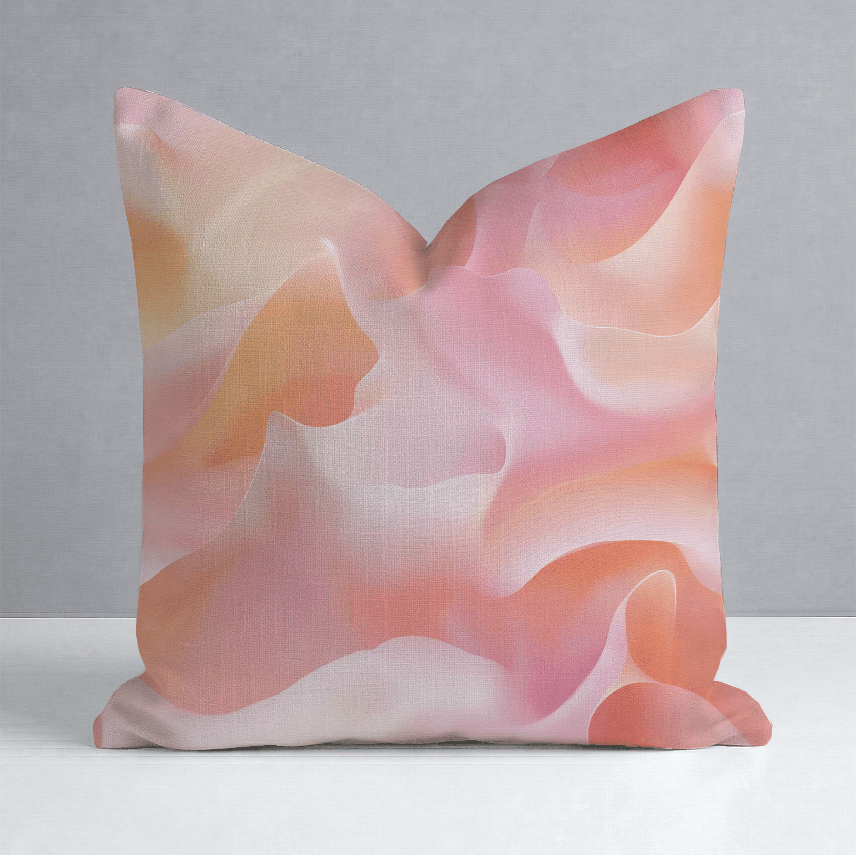 Velvet Waves Throw Pillow - Benton Lane Home - Lemon Park