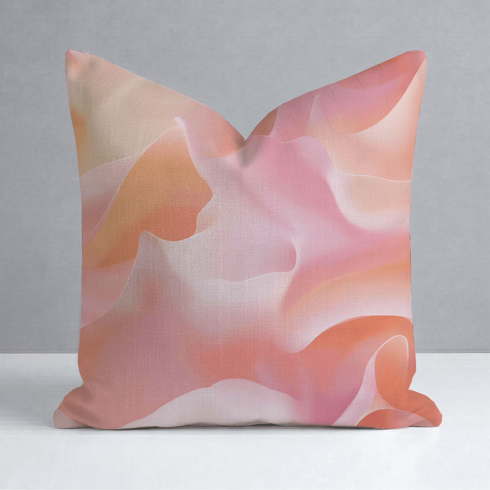 Velvet Waves Throw Pillow - Benton Lane Home - Lemon Park