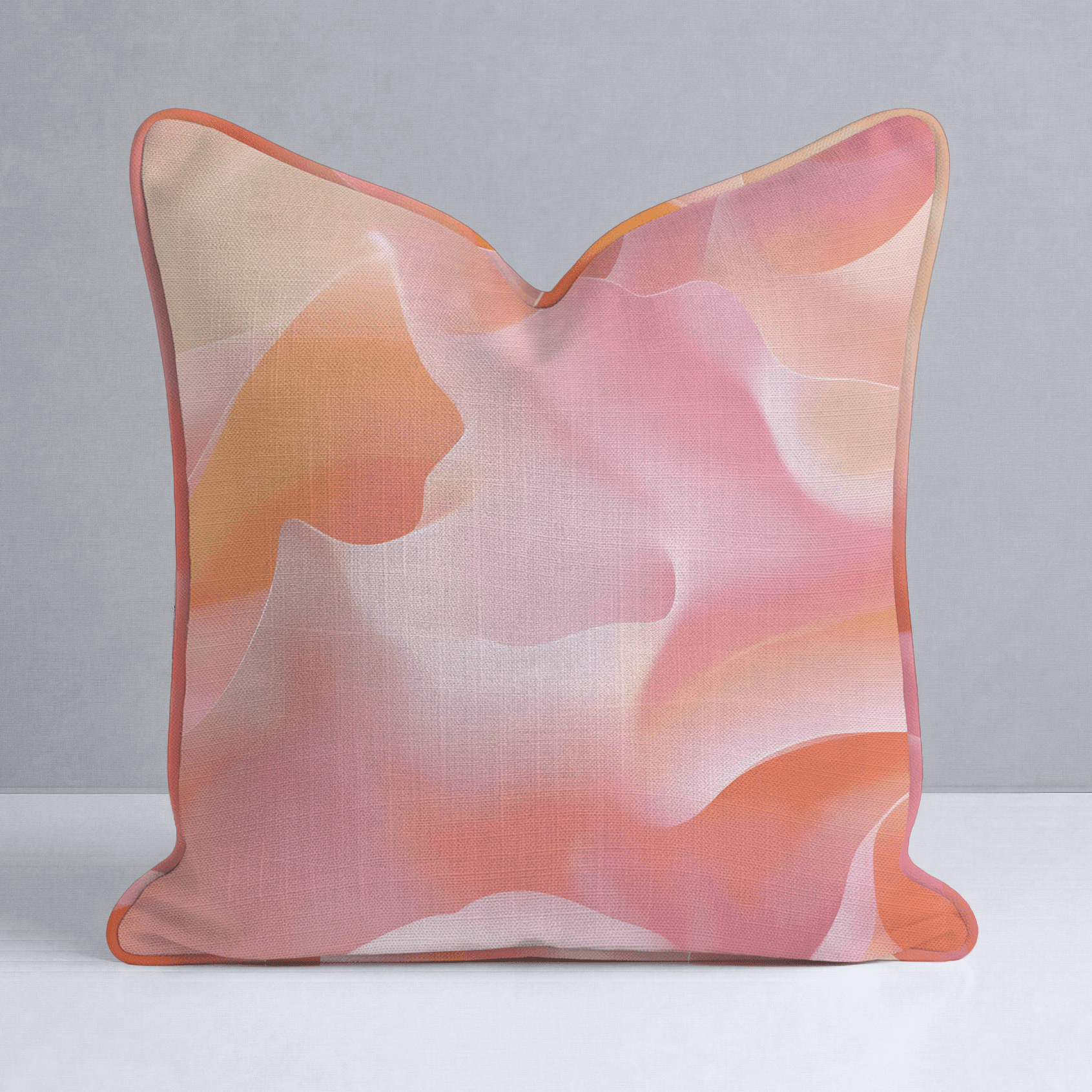 Velvet Waves Throw Pillow - Benton Lane Home - Lemon Park