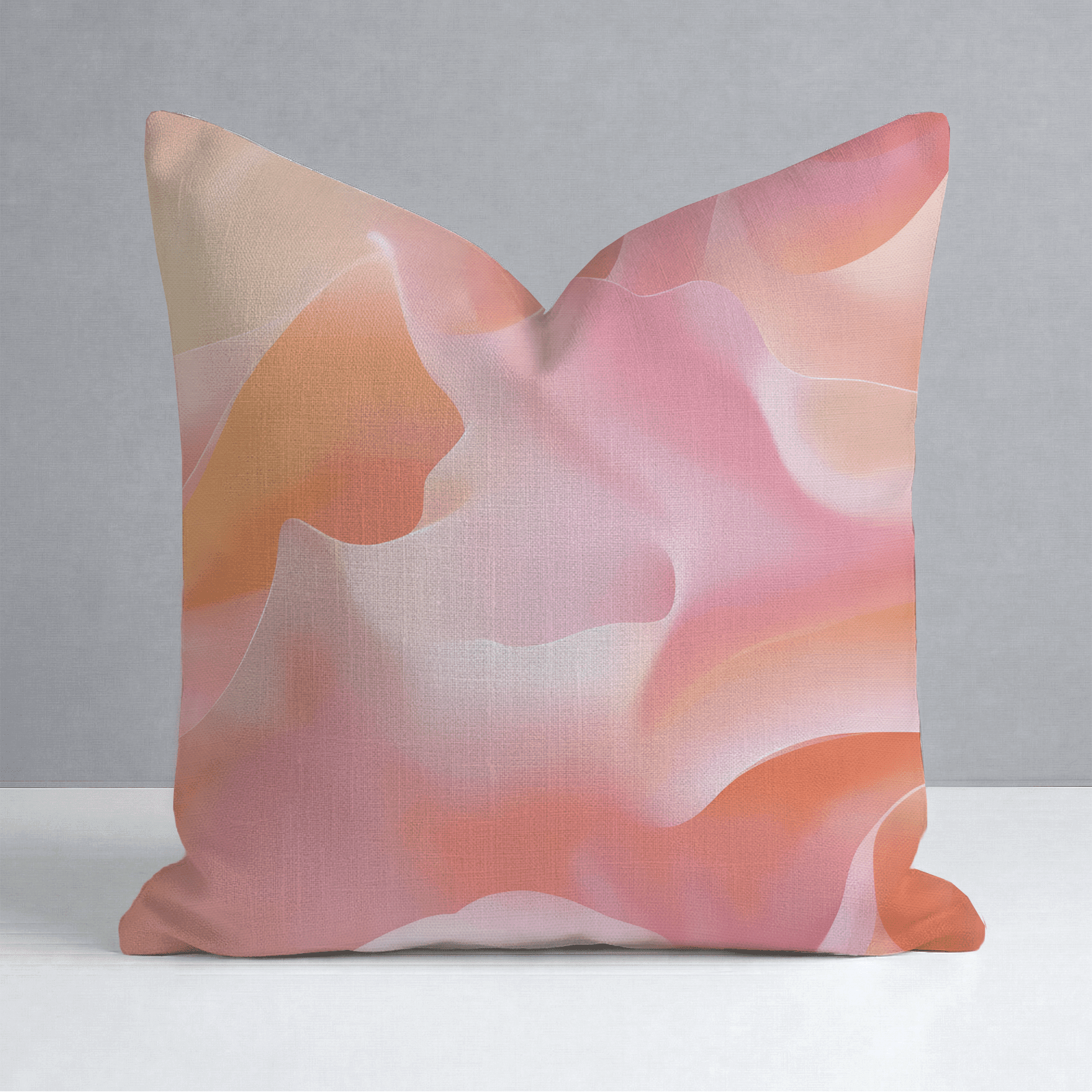Velvet Waves Throw Pillow - Benton Lane Home - Lemon Park