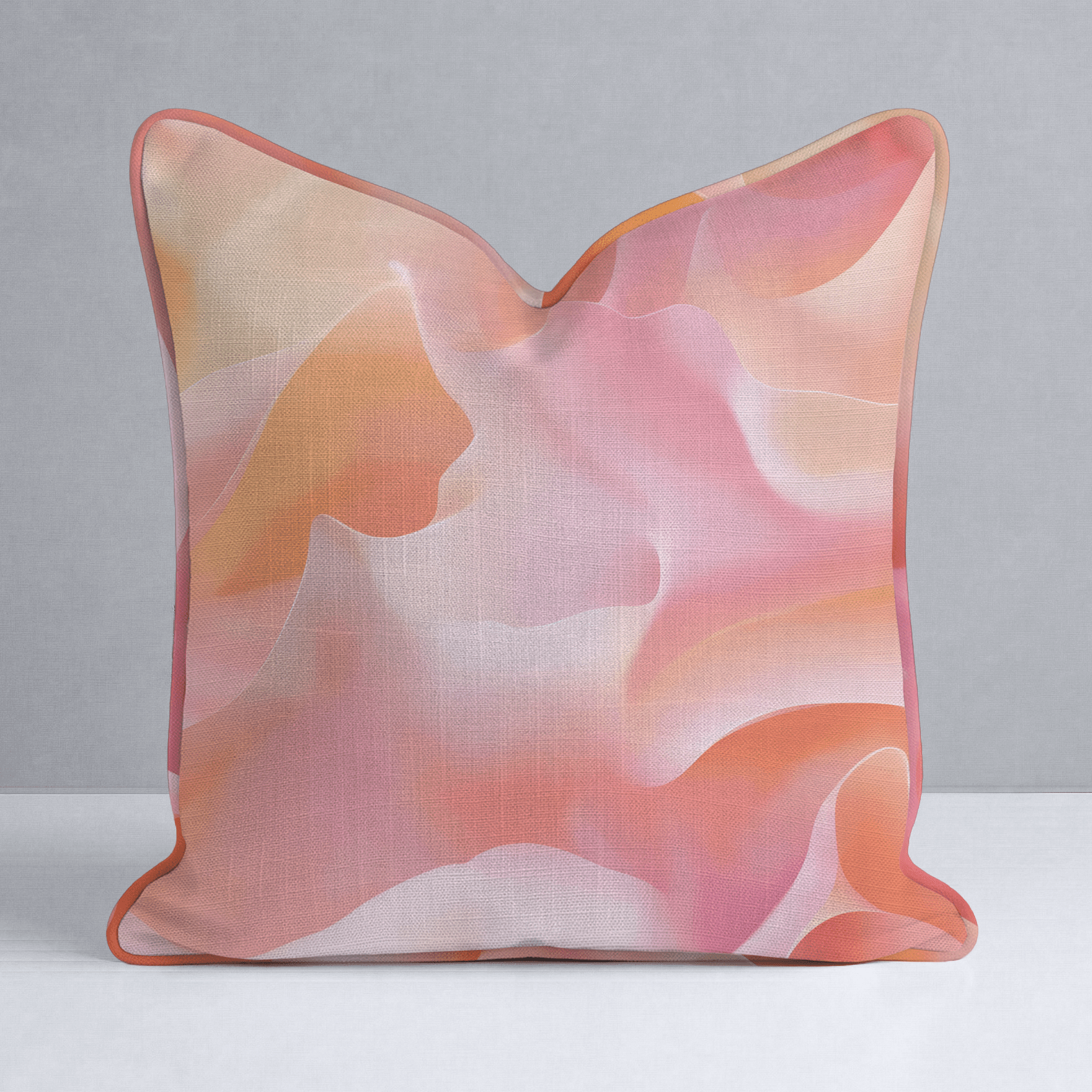 Velvet Waves Throw Pillow - Benton Lane Home - Lemon Park