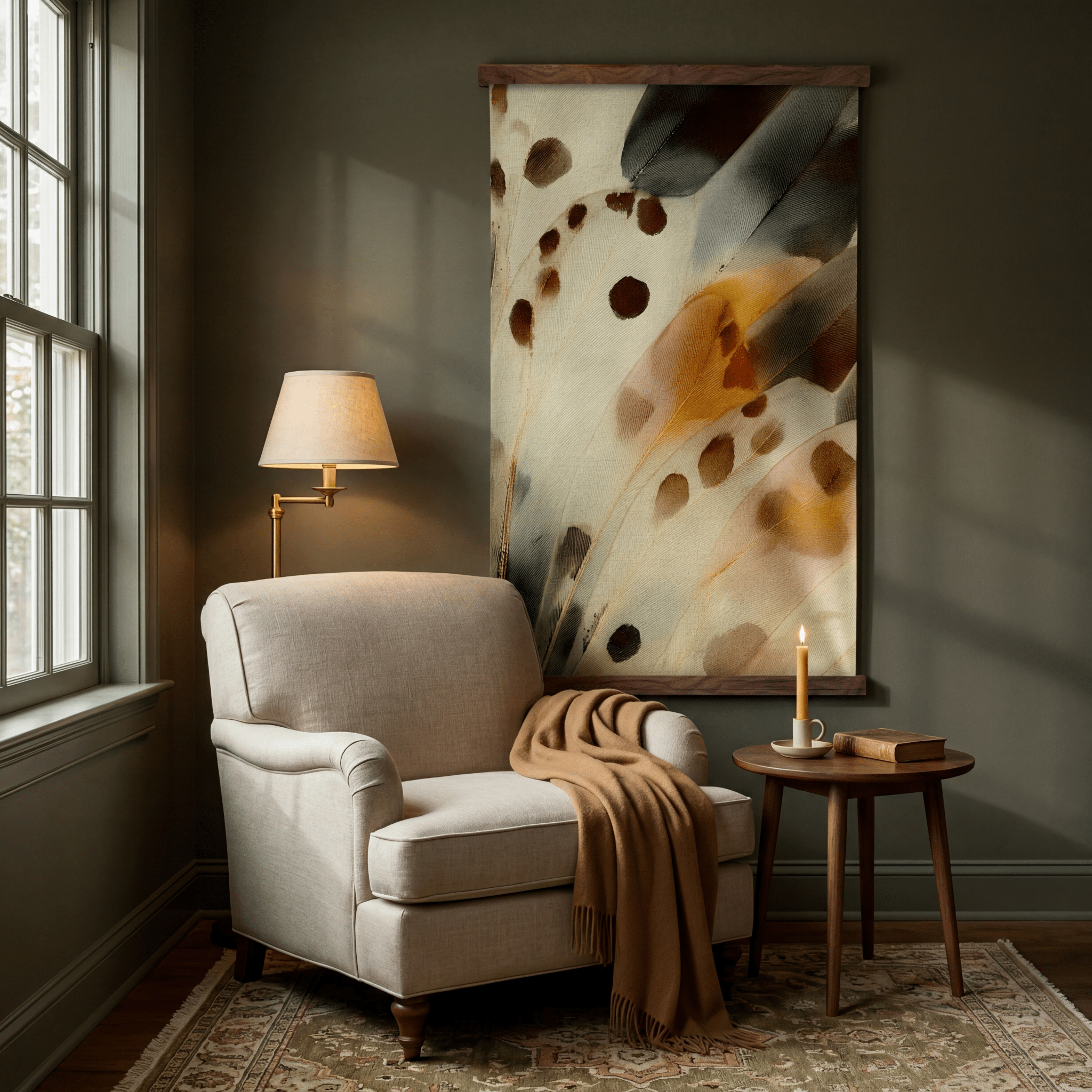Velvet Wings - Tapestry - Benton Lane Home - Painted Paper