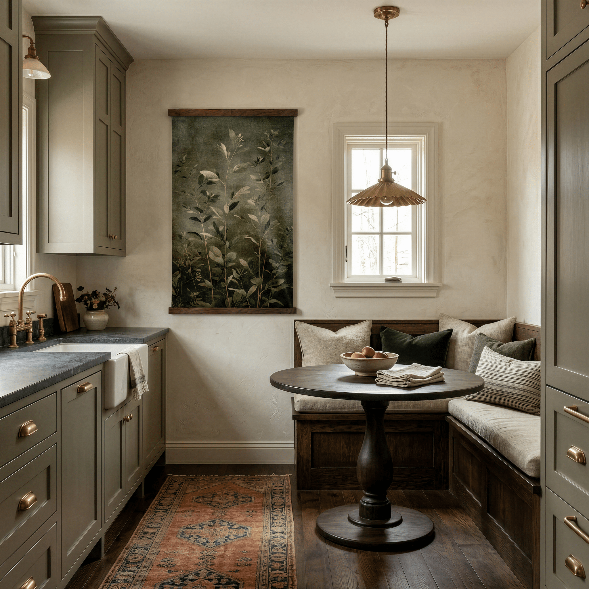 Verdant Silhouettes - Tapestry - Benton Lane Home - Painted Paper