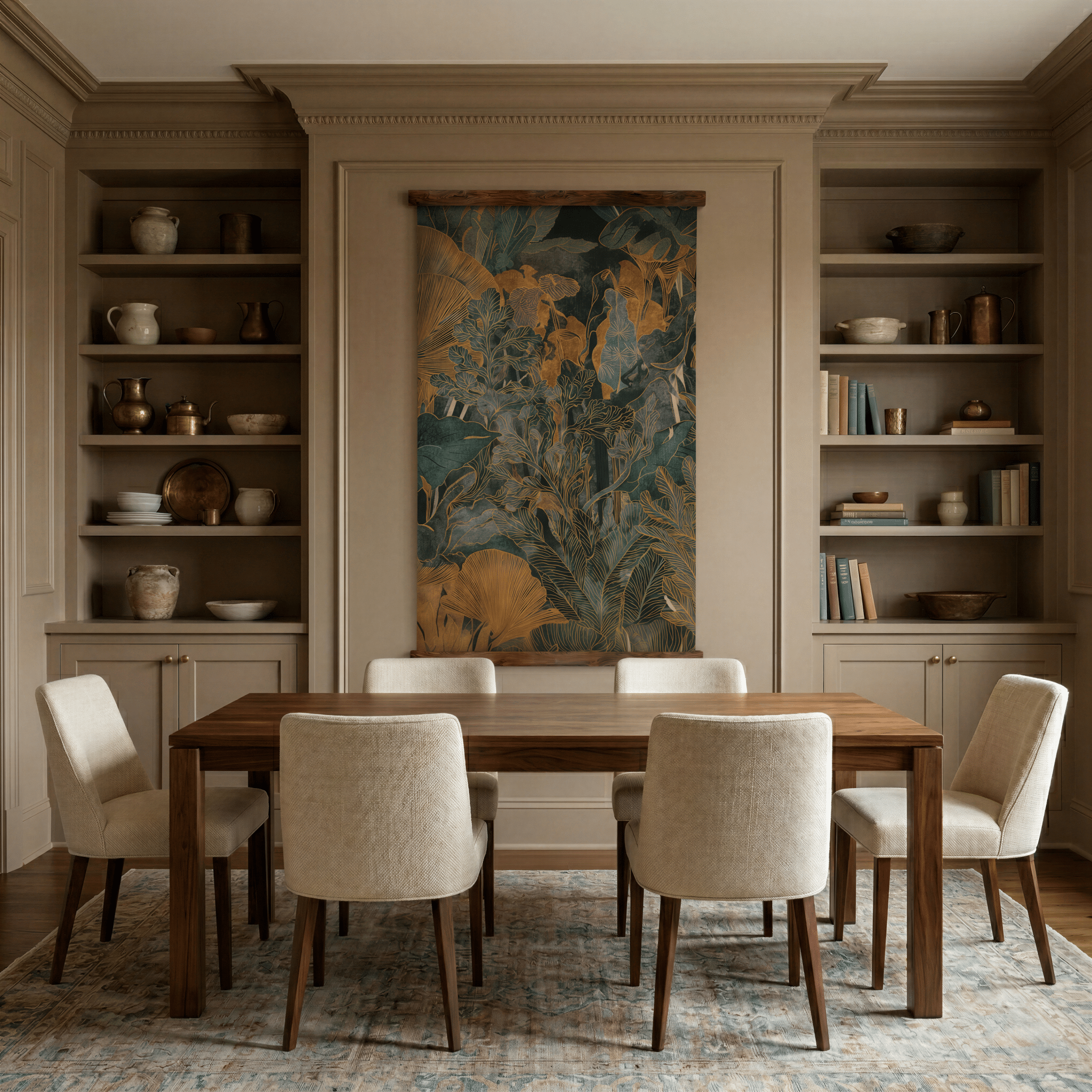 Verdure in Brass - Tapestry - Benton Lane Home - Painted Paper
