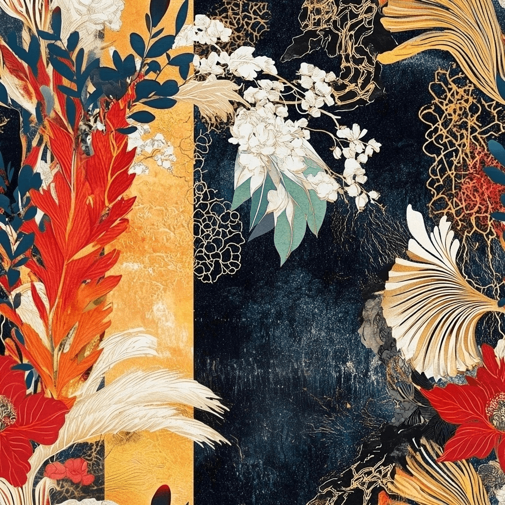 Vermilion Wallpaper - Benton Lane Home - Painted Paper