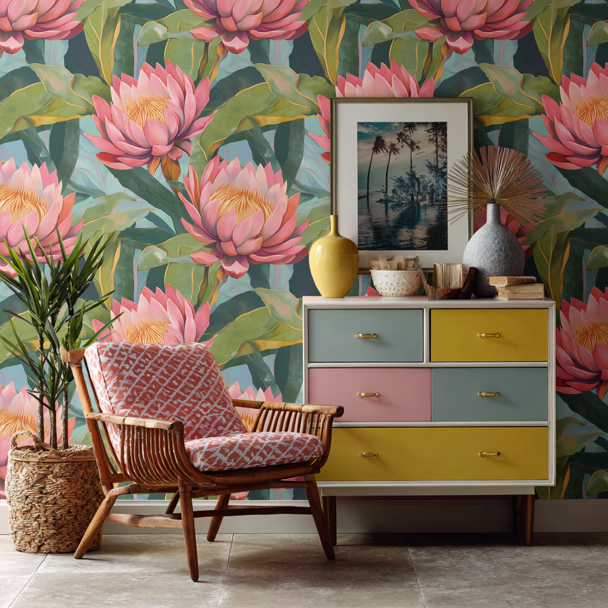 Versalune Wallpaper - Painted Paper