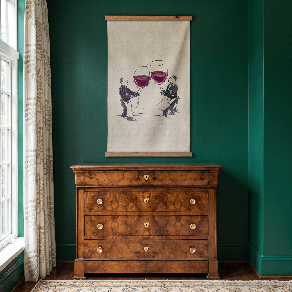 Vino on Tap - Tapestry - Benton Lane Home - Painted Paper