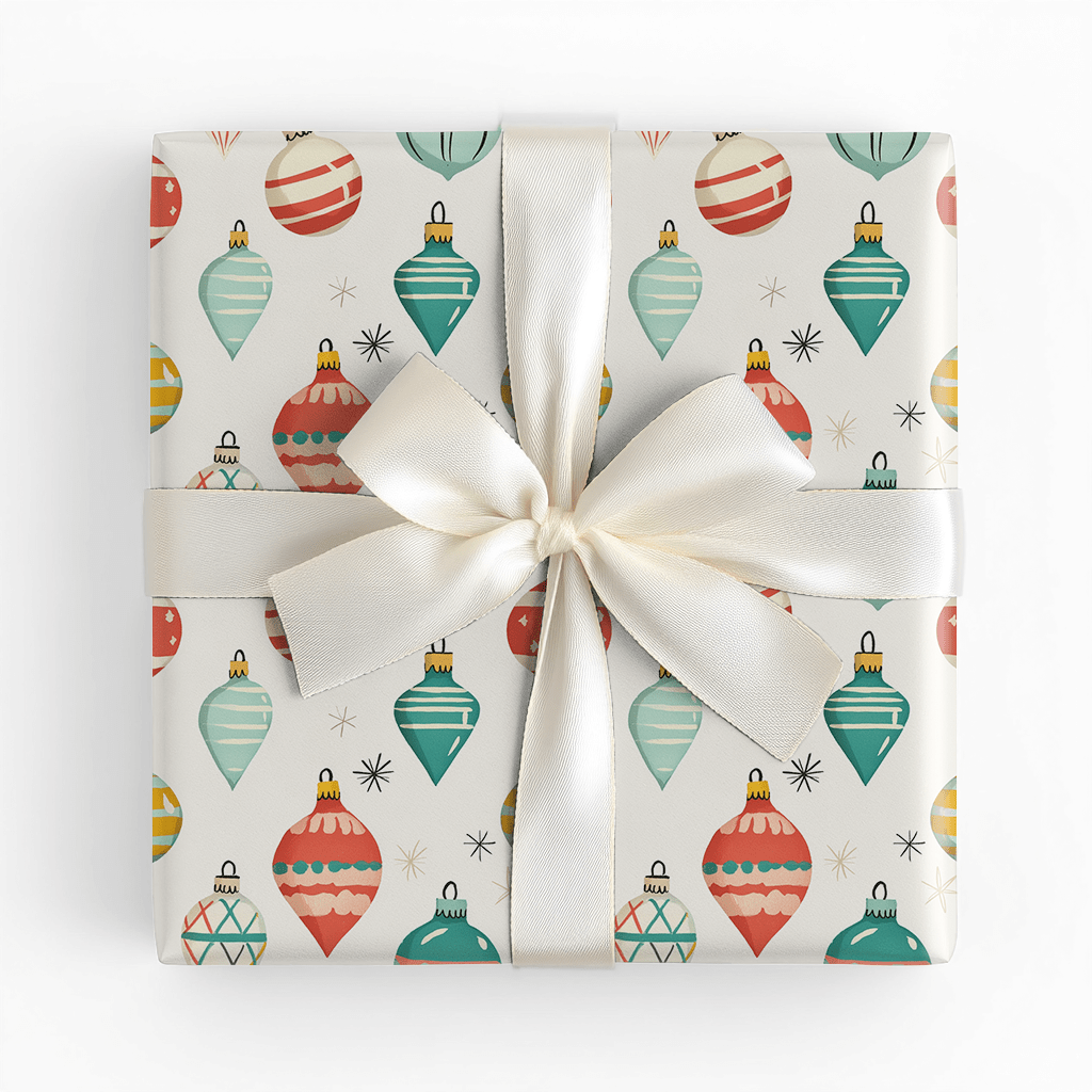 Vintage Baubles - Wrapping Paper - Benton Lane Home - Lemon Park