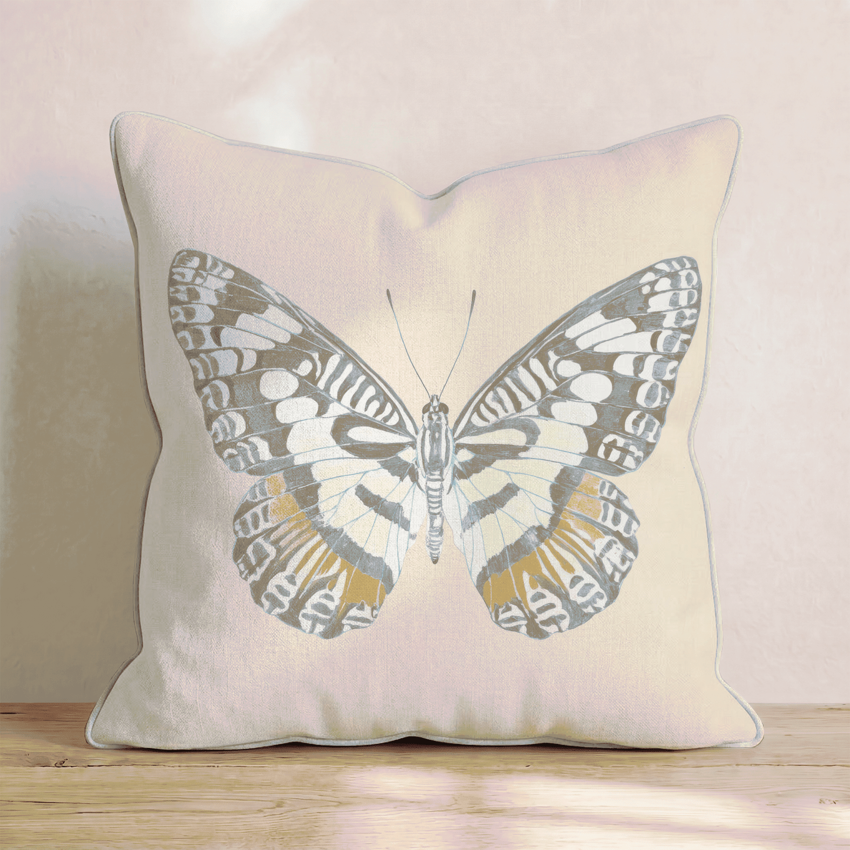 Vintage Flutter Throw Pillow - Benton Lane Home - Hillcroft Home