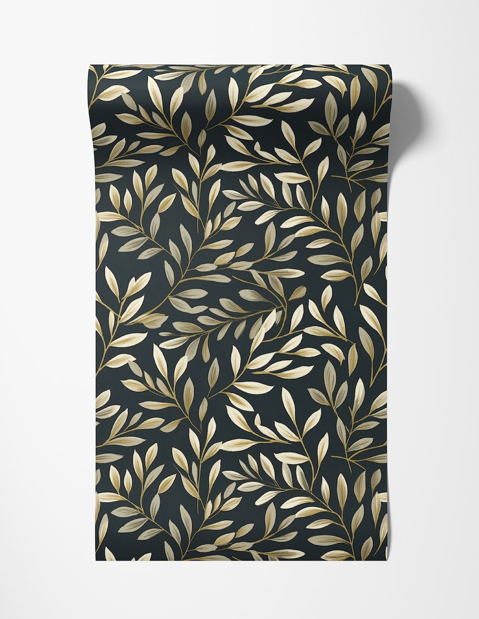 Vintage Olive Wallpaper - Benton Lane Home - Painted Paper
