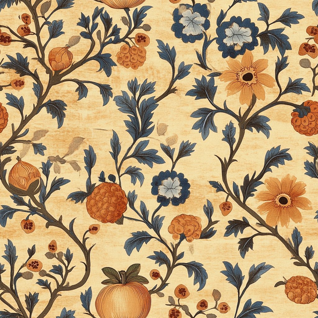 Vintage Orchard Wallpaper - Benton Lane Home - Painted Paper