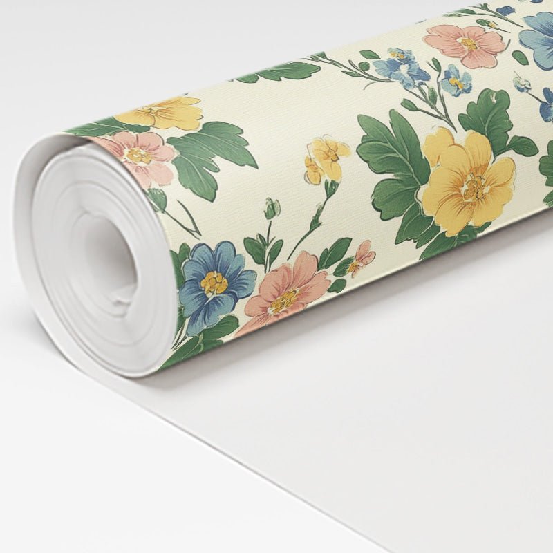 Vintage Petals Wallpaper - Benton Lane Home - Painted Paper