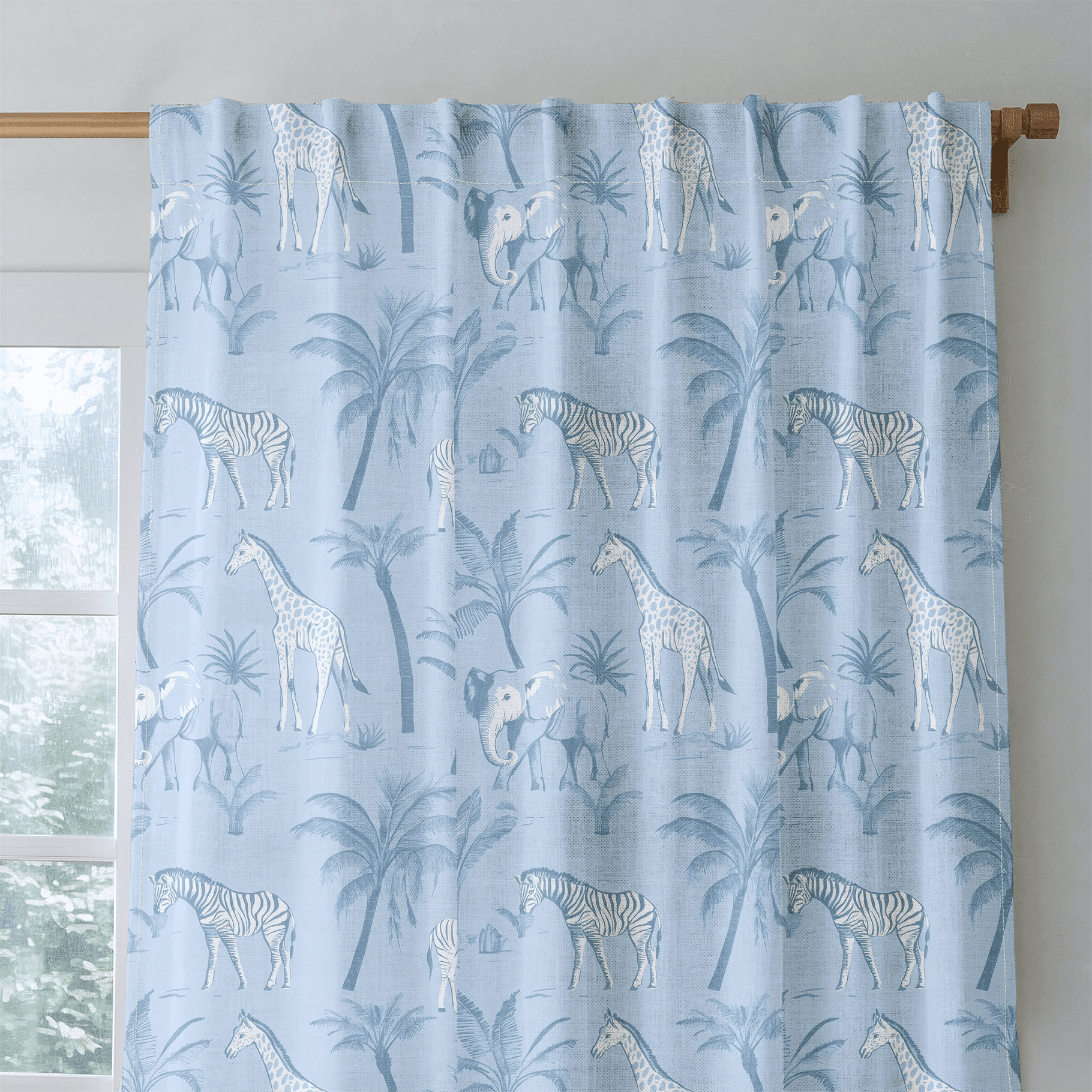 Vintage Safari - Drapery - Benton Lane Home - Lemon Park