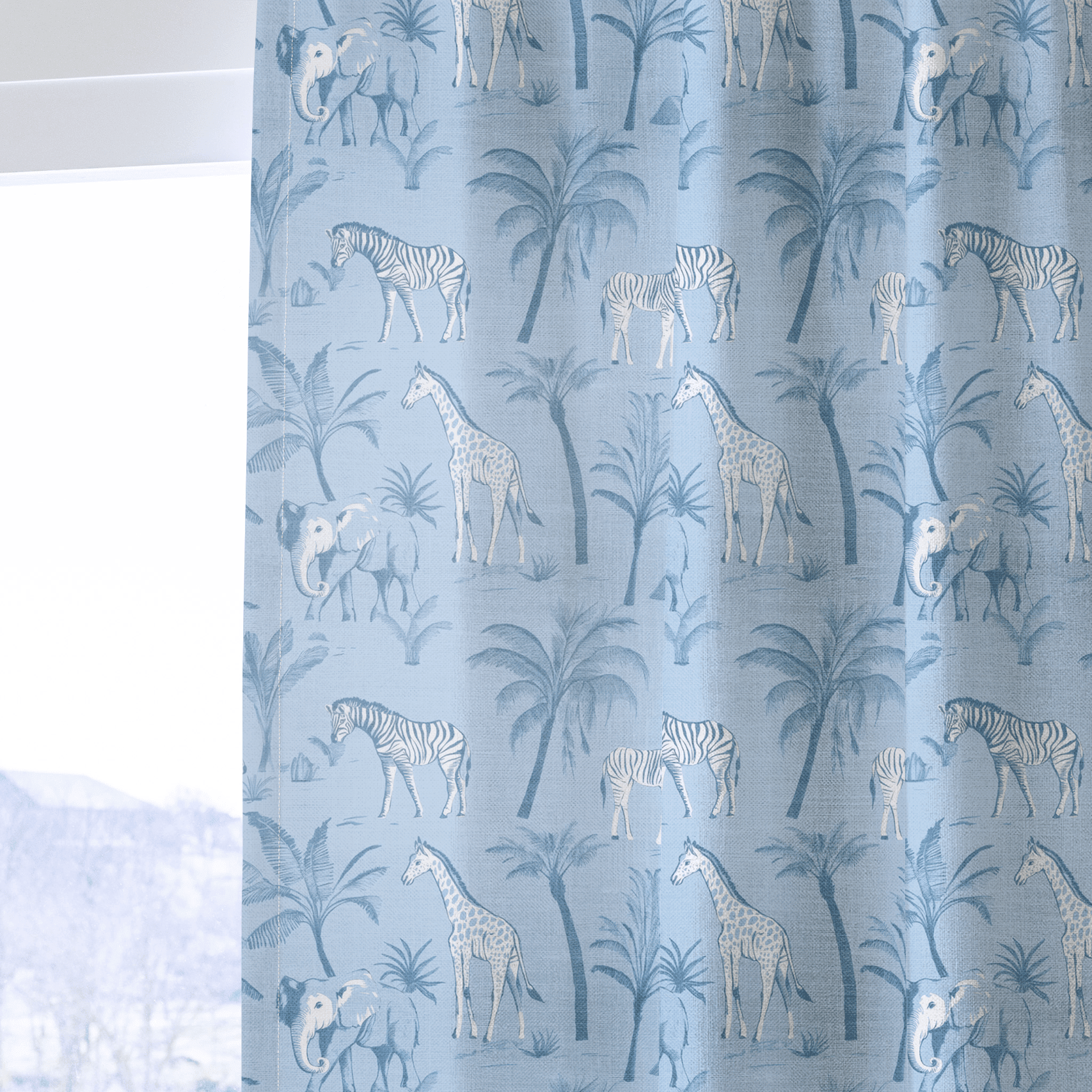 Vintage Safari - Drapery - Benton Lane Home - Lemon Park