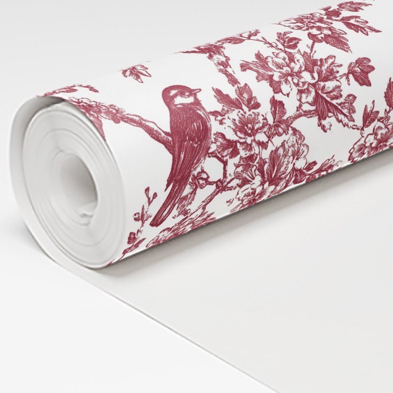 Vintage Songbird Wallpaper - Benton Lane Home - Painted Paper