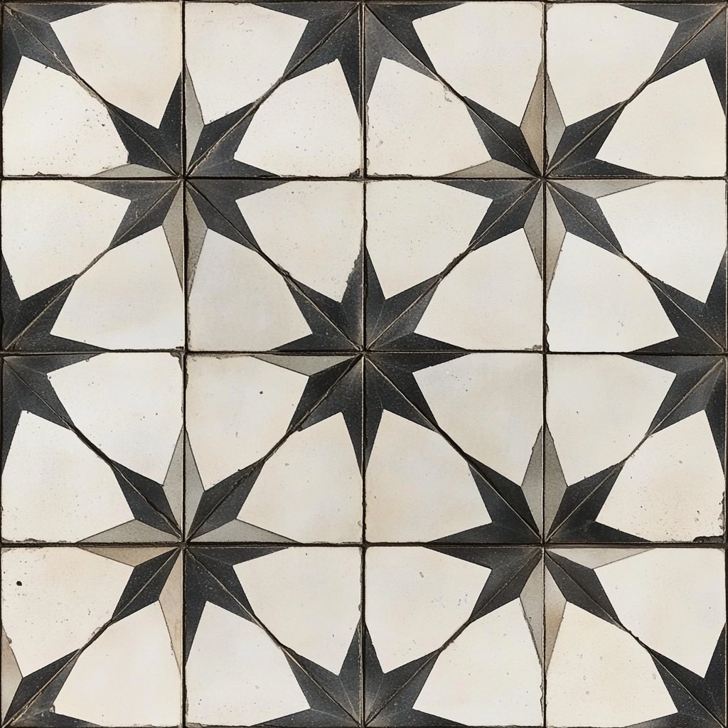 Vintage Star Wallpaper - Benton Lane Home - Painted Paper