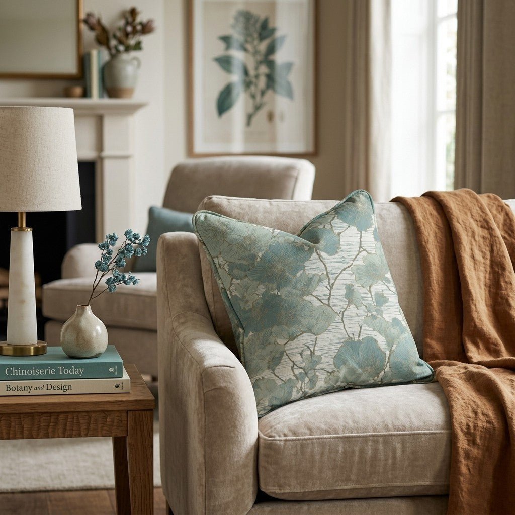 Vintage Vines Throw Pillow - Benton Lane Home - Hillcroft Home