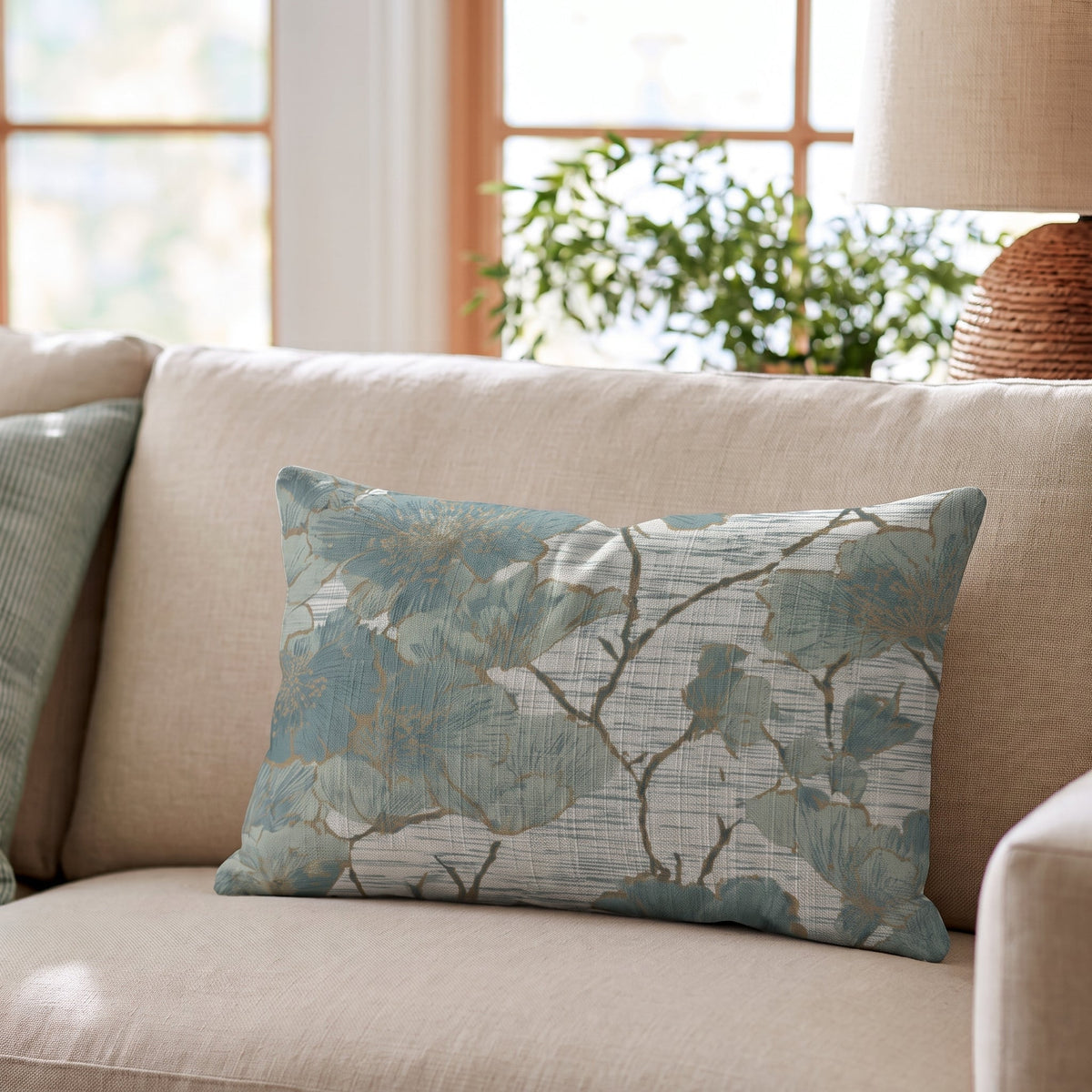 Vintage Vines Throw Pillow - Benton Lane Home - Hillcroft Home