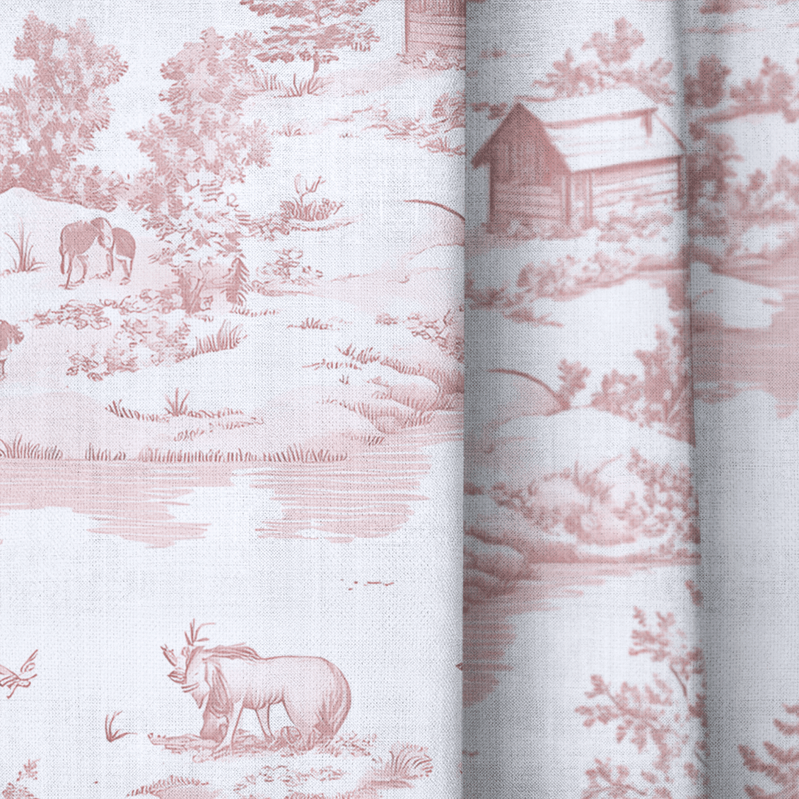 Vintage Woodland - Drapery - Benton Lane Home - Lemon Park