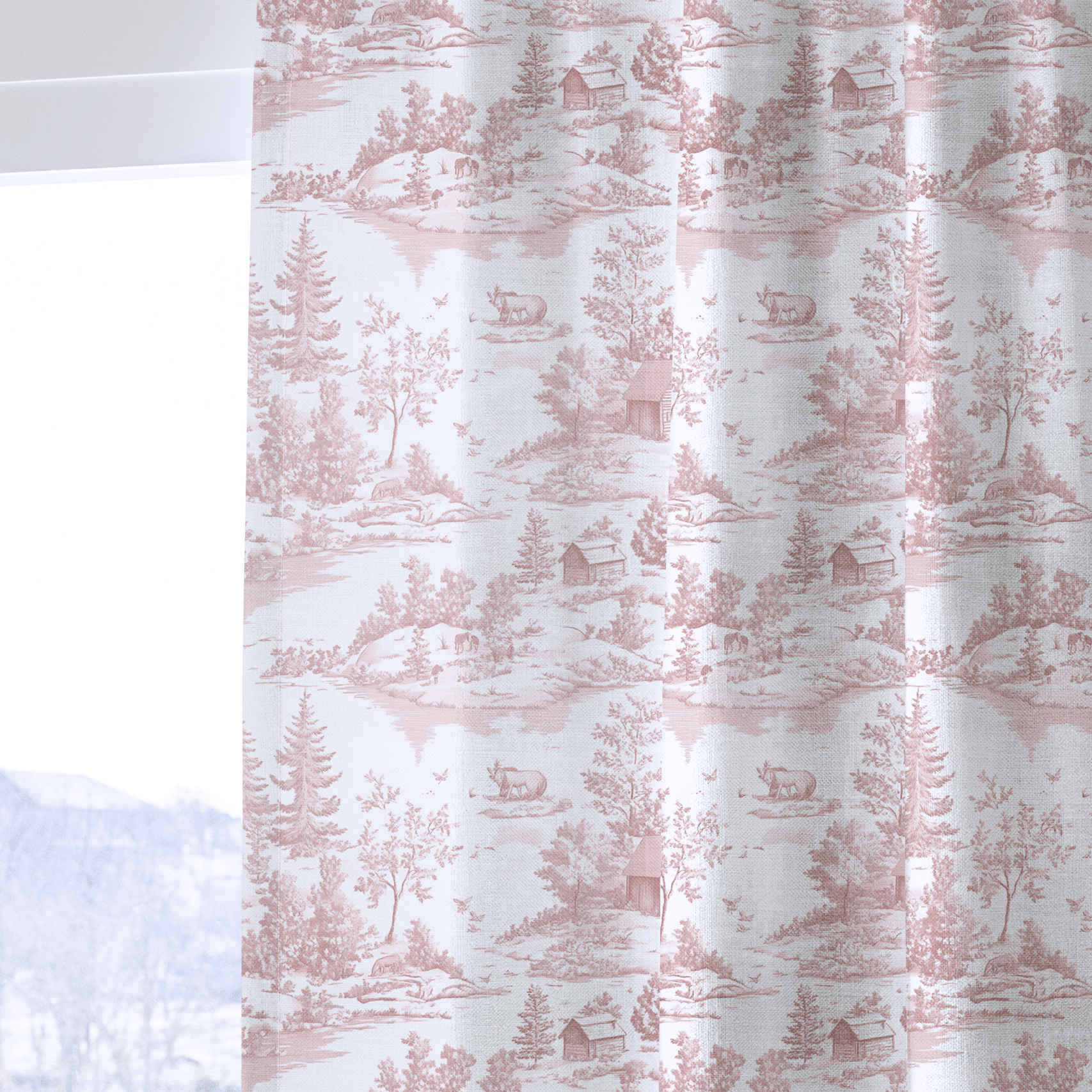 Vintage Woodland - Drapery - Benton Lane Home - Lemon Park