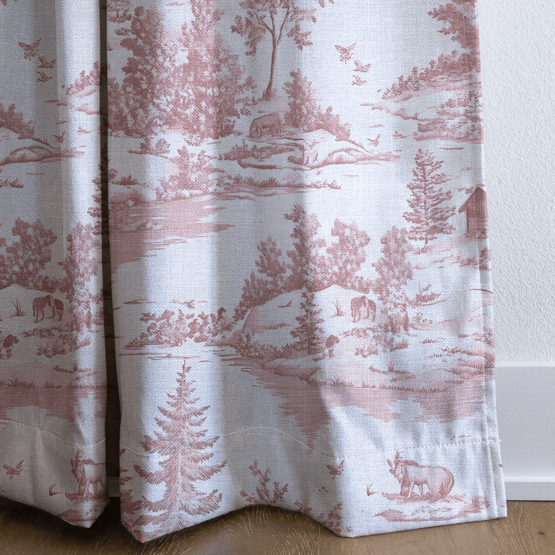Vintage Woodland - Drapery - Benton Lane Home - Lemon Park