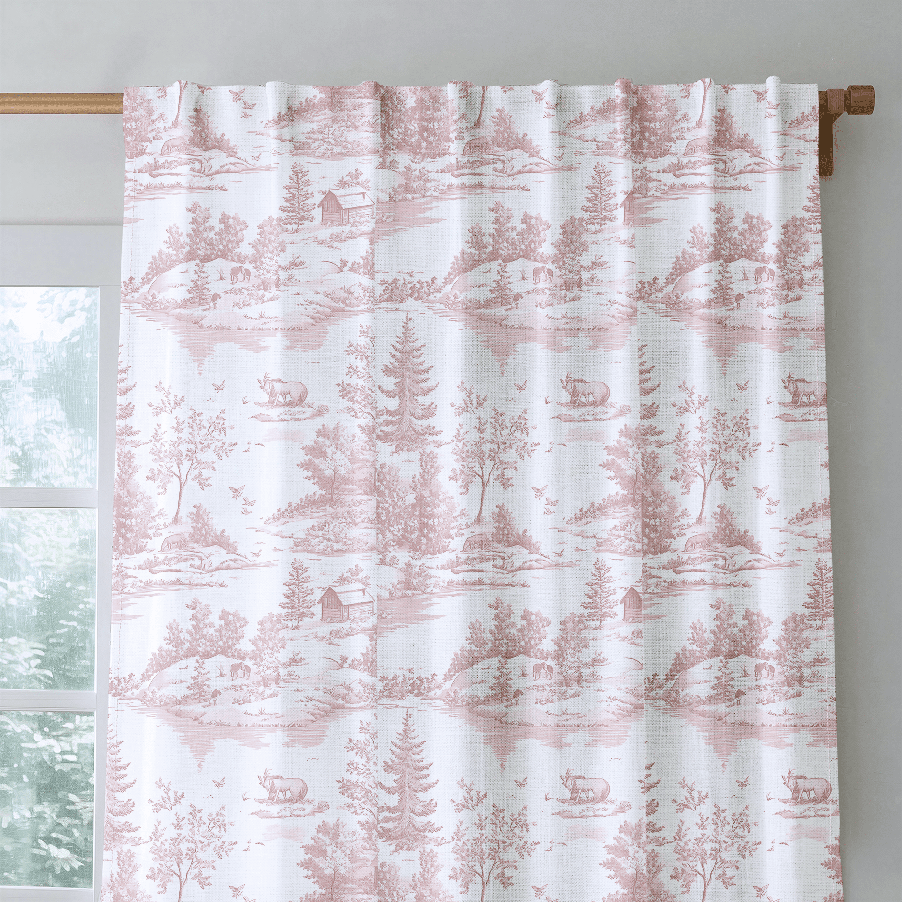 Vintage Woodland - Drapery - Benton Lane Home - Lemon Park