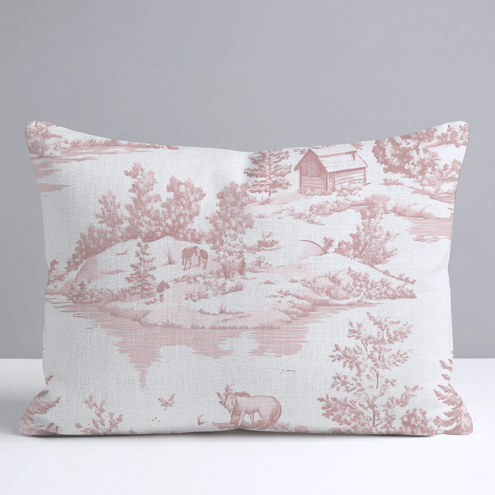 Vintage Woodland Throw Pillow - Benton Lane Home - Lemon Park