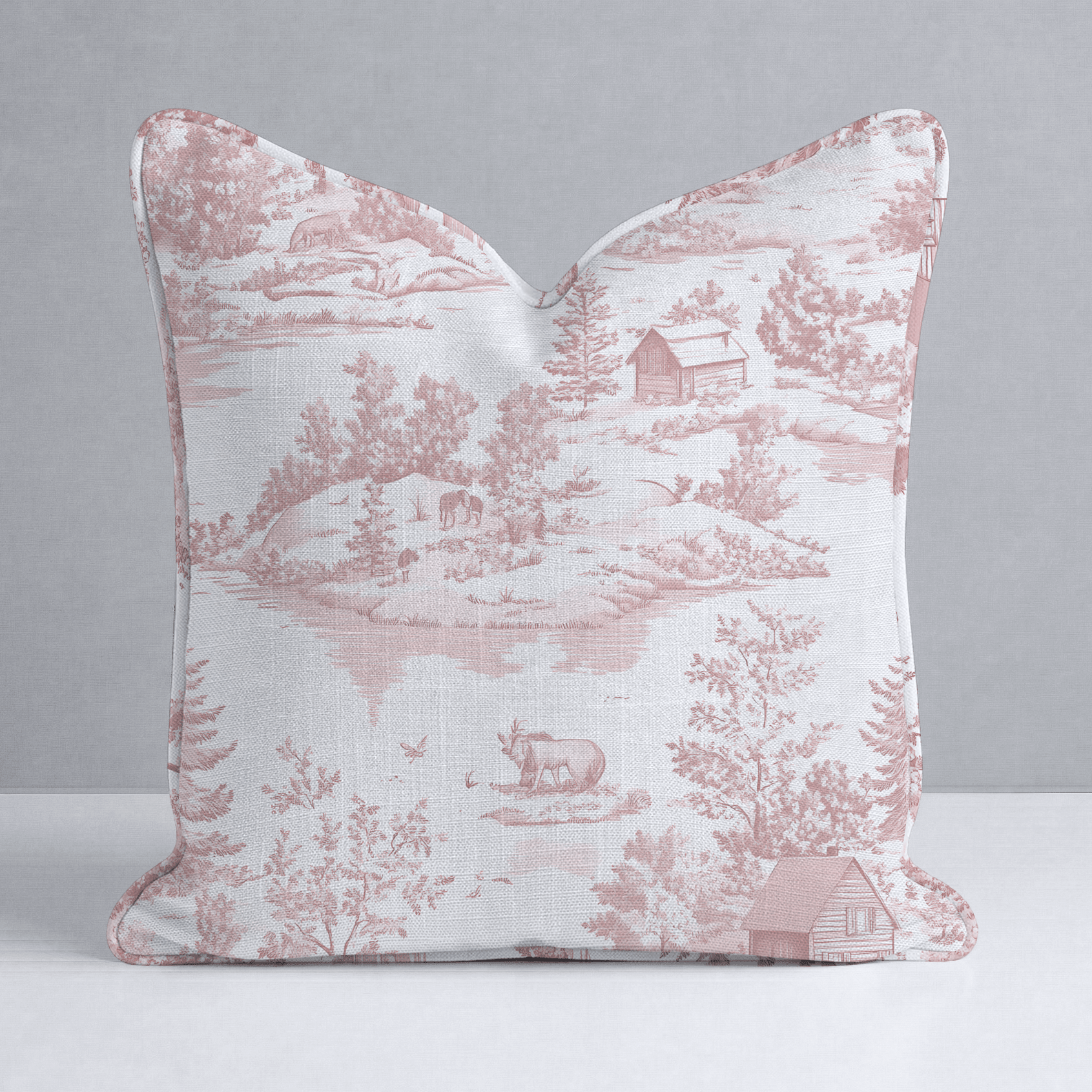 Vintage Woodland Throw Pillow - Lemon Park